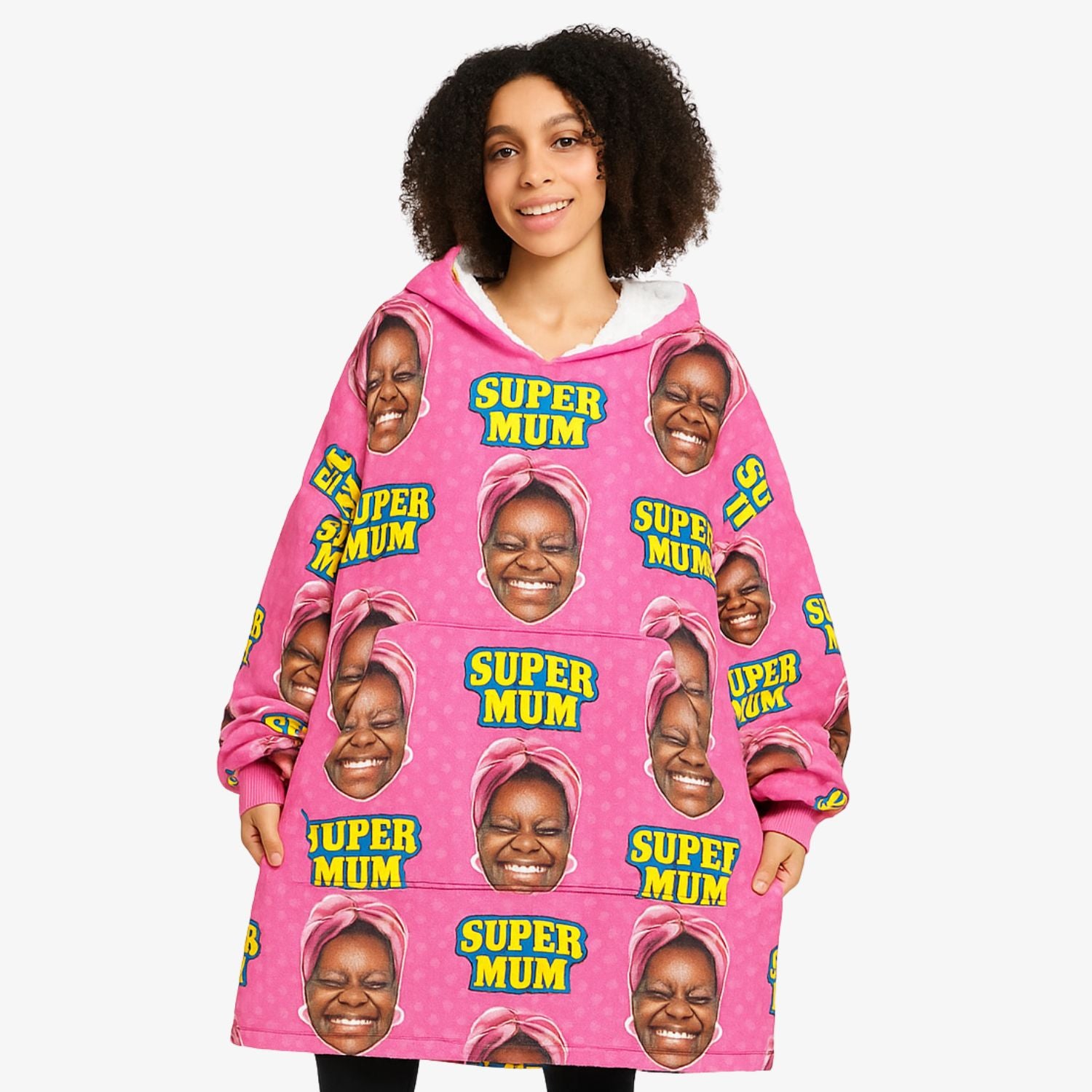 Super Mum Chillzy Hoodie Blanket
