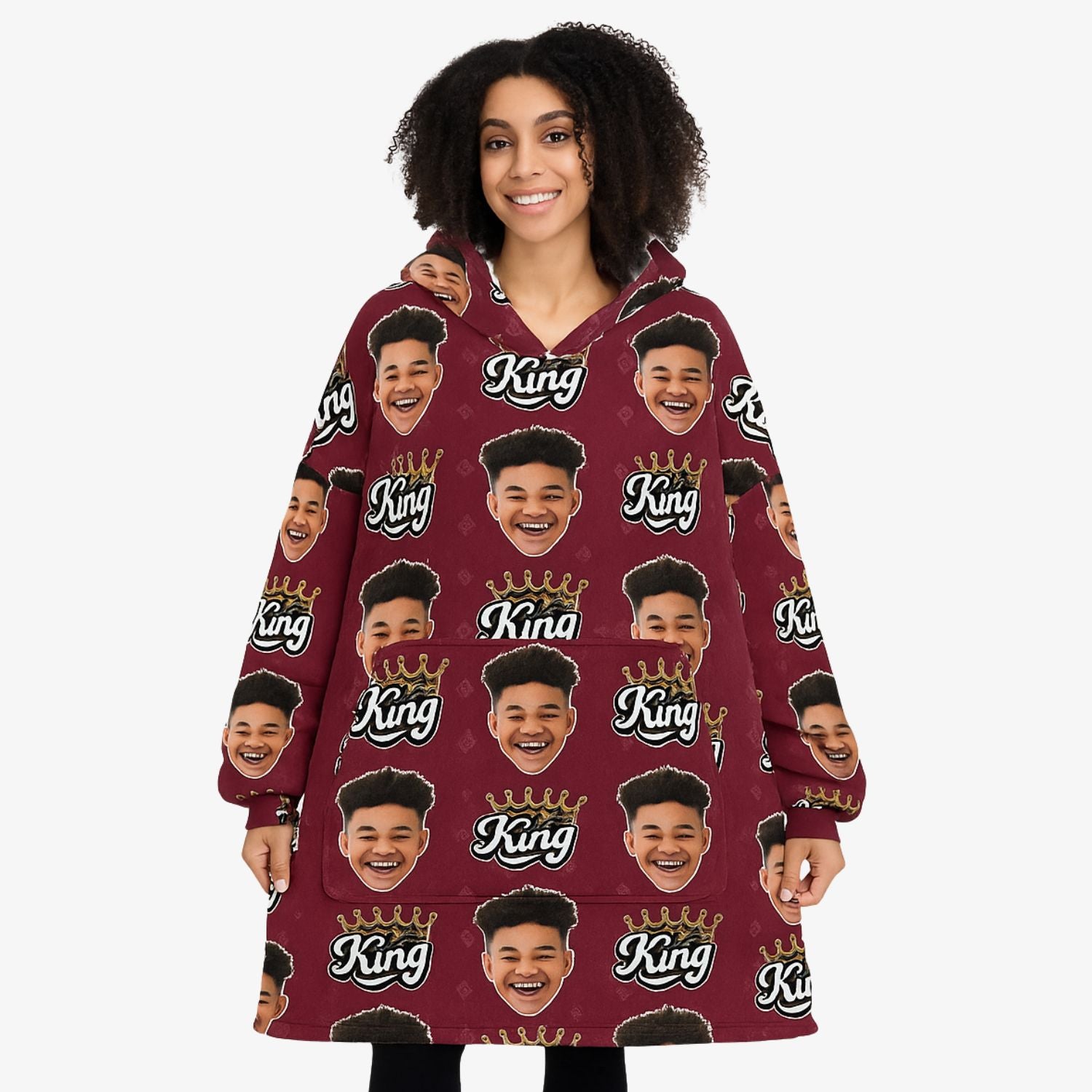 The King Chillzy Hoodie Blanket