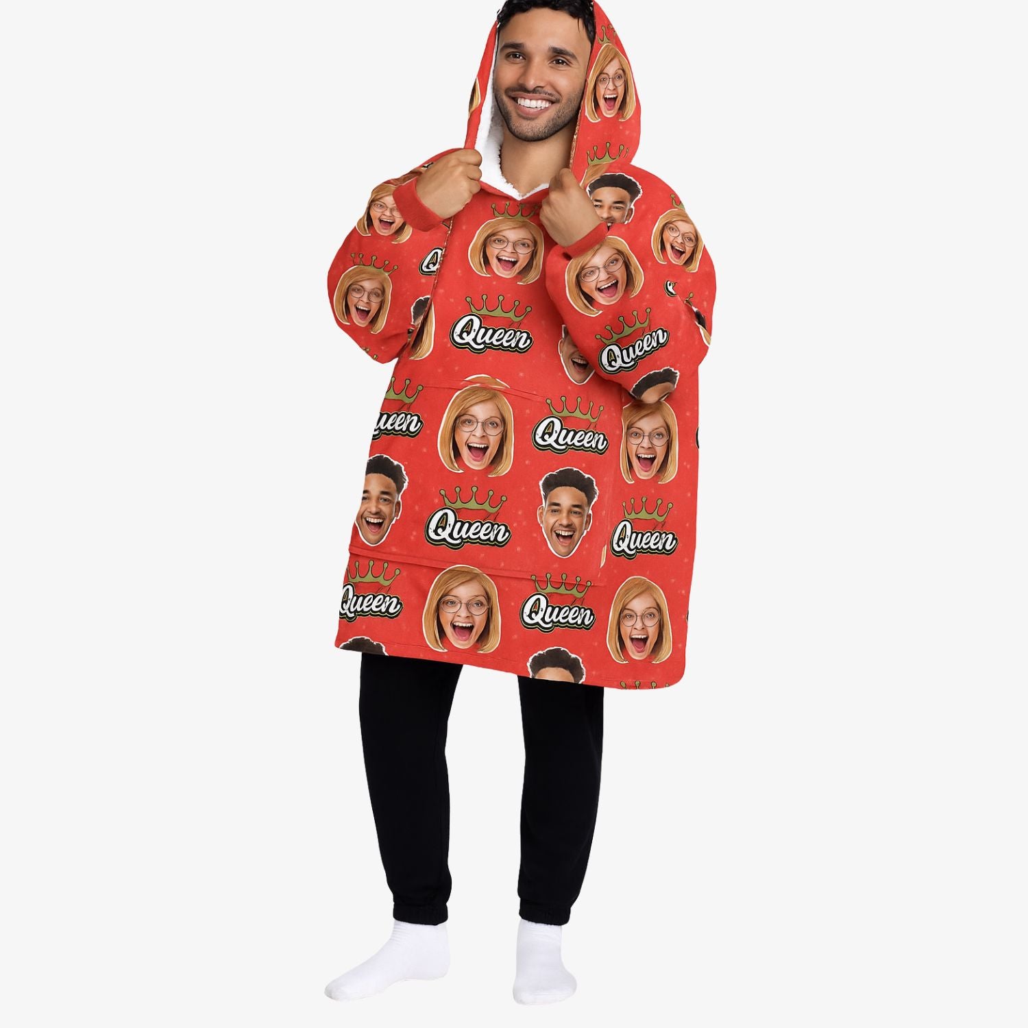 The Queen Chillzy Hoodie Blanket