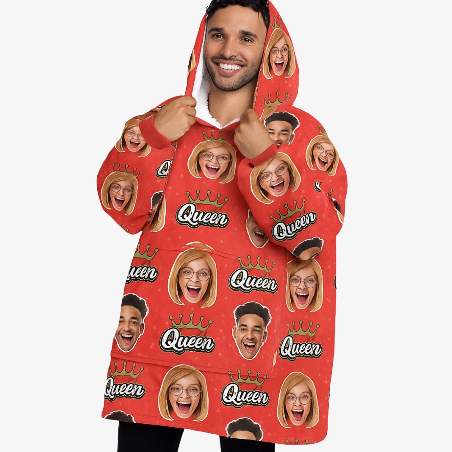 The Queen Chillzy Hoodie Blanket