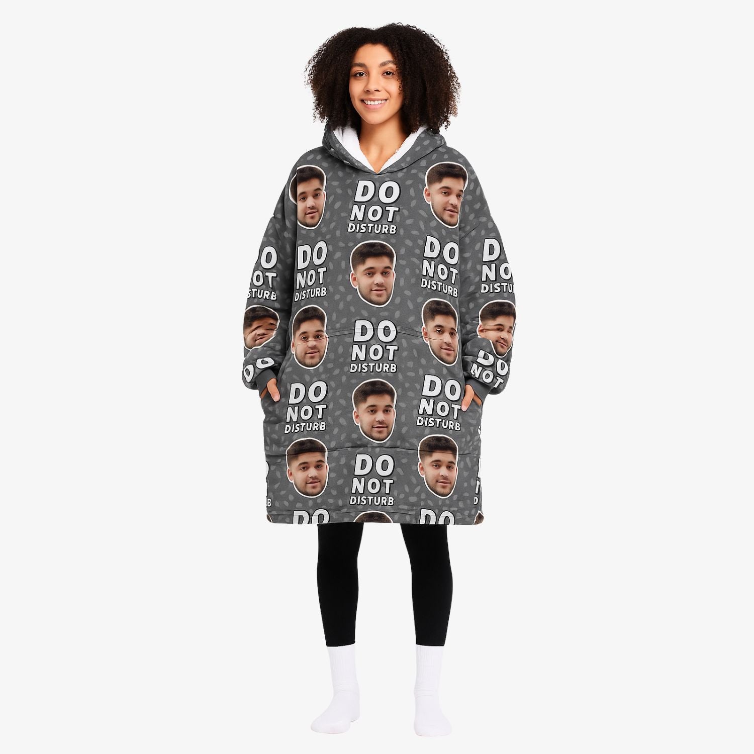 Do Not Disturb Chillzy Hoodie Blanket
