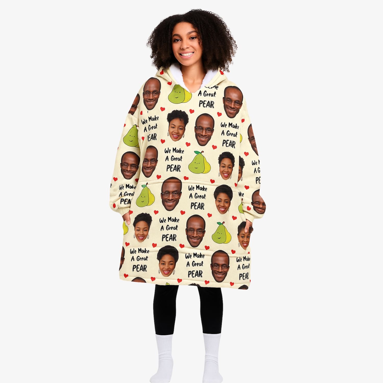 We make a Great Pear Chillzy Hoodie Blanket
