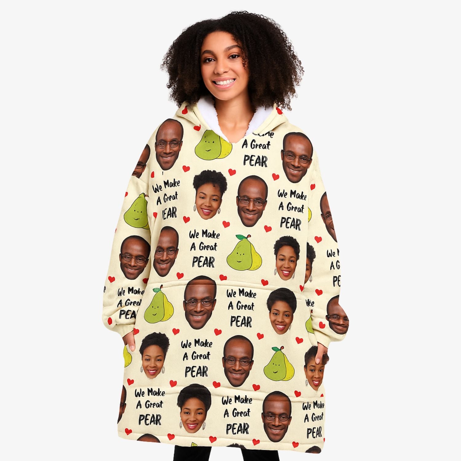 We make a Great Pear Chillzy Hoodie Blanket
