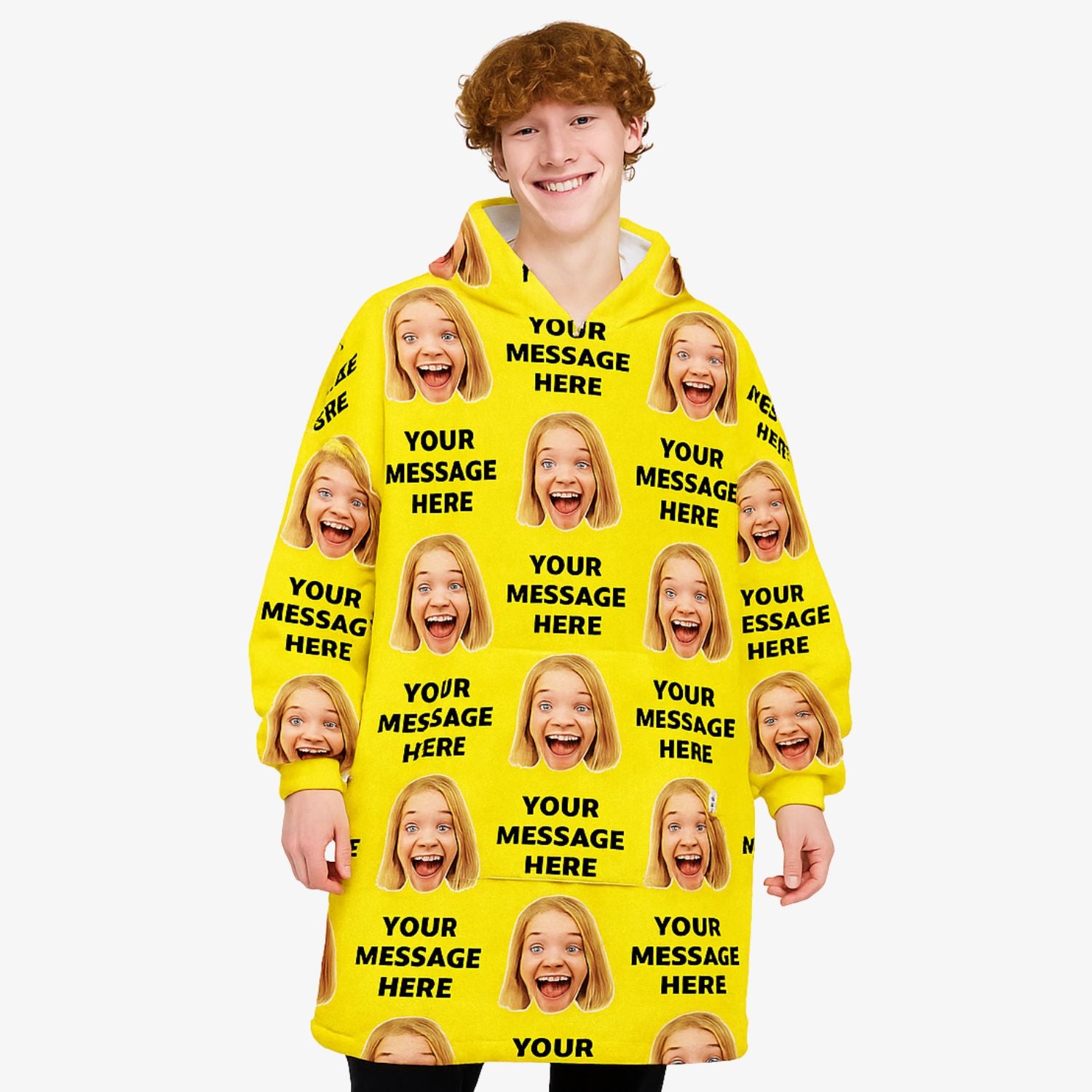 Your Message Chillzy Hoodie Blanket
