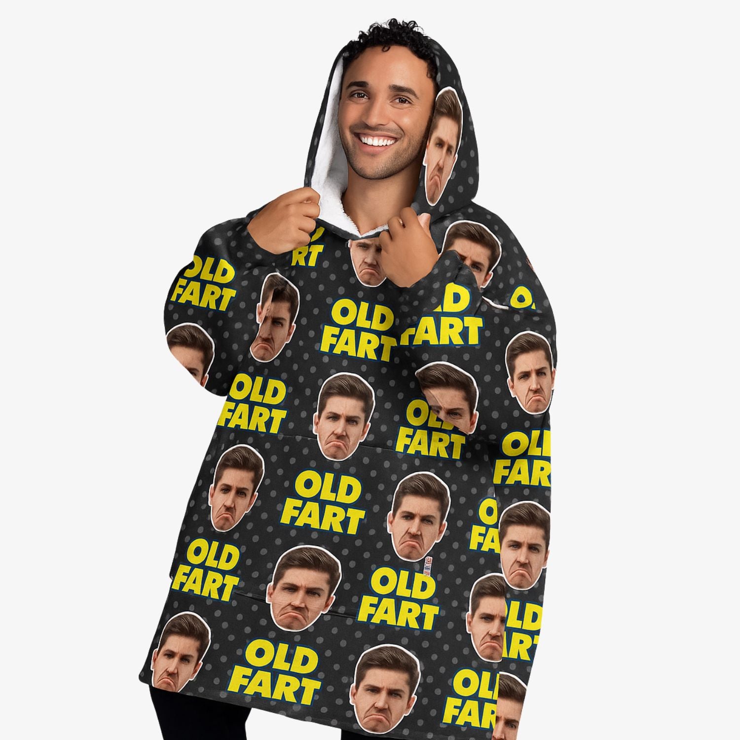 Old Fart Chillzy Hoodie Blanket
