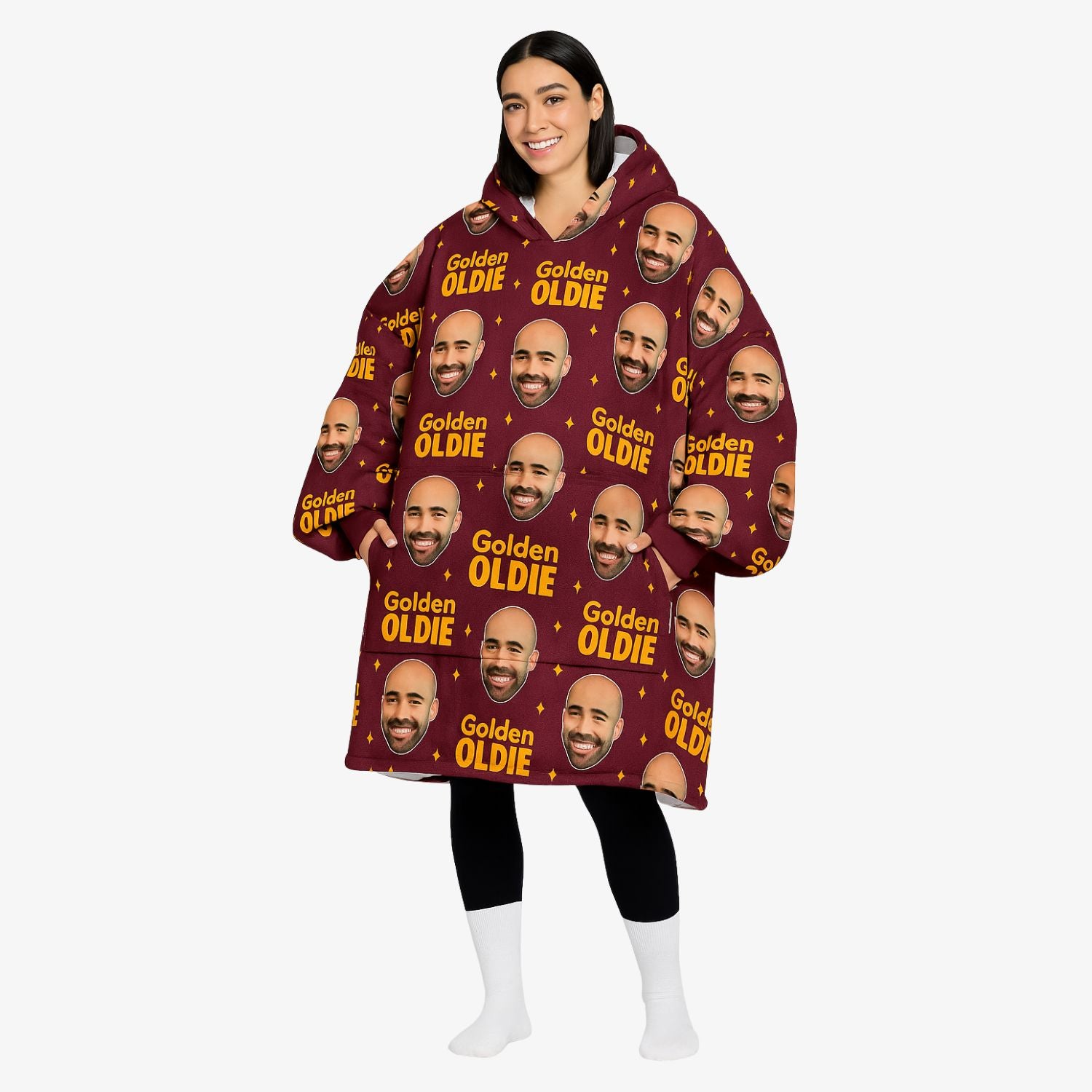 Golden Oldie Hoodie Blanket