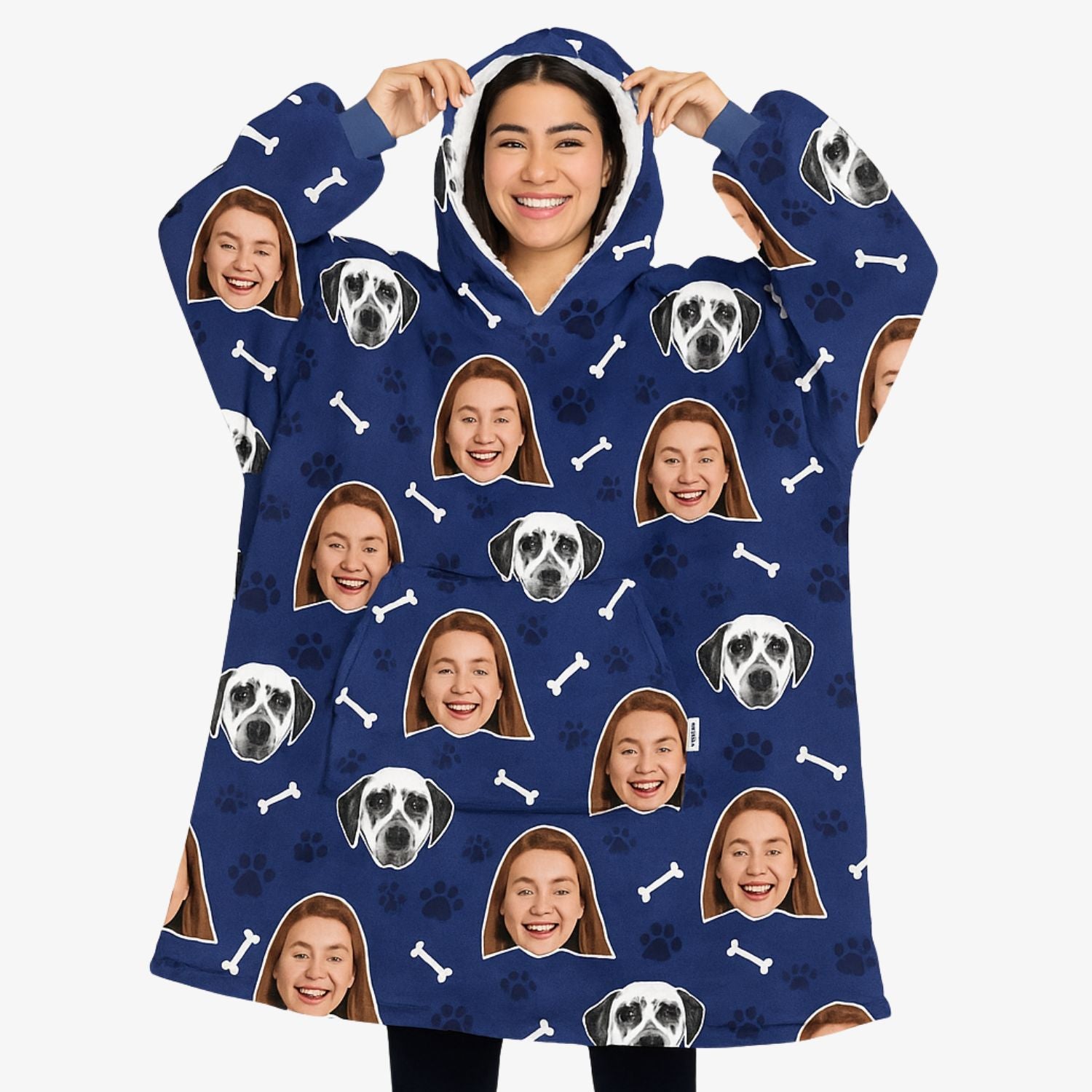 Dog & Owner Hoodie Blanket