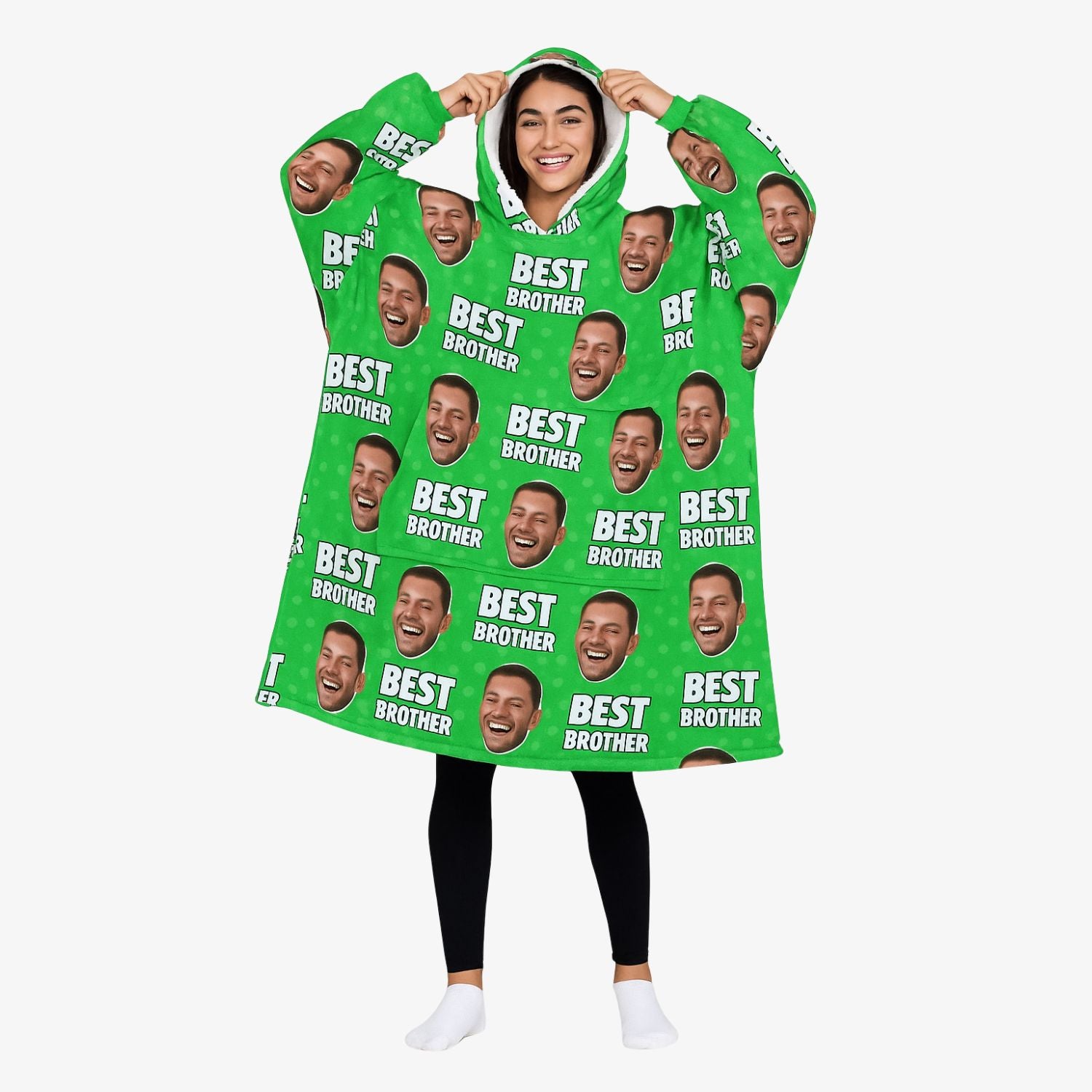 Best Brother Hoodie Blanket