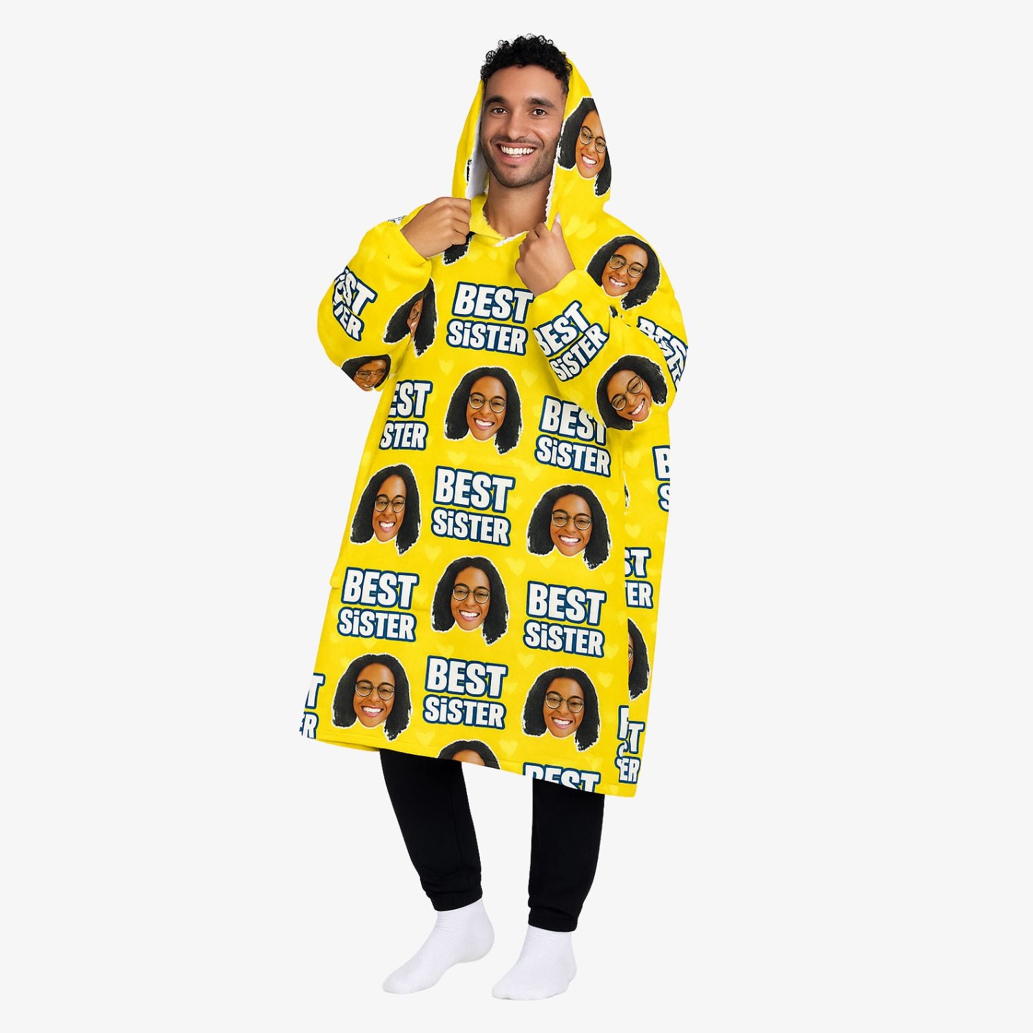 Best Sister Hoodie Blanket