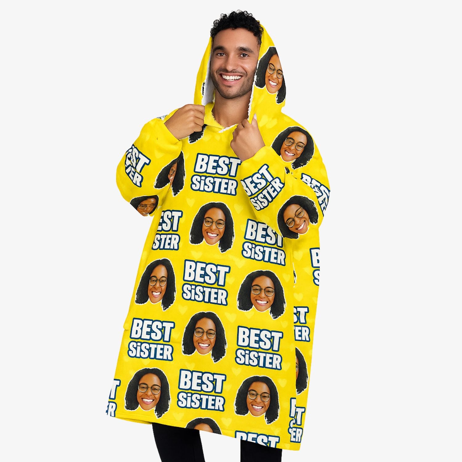Best Sister Hoodie Blanket