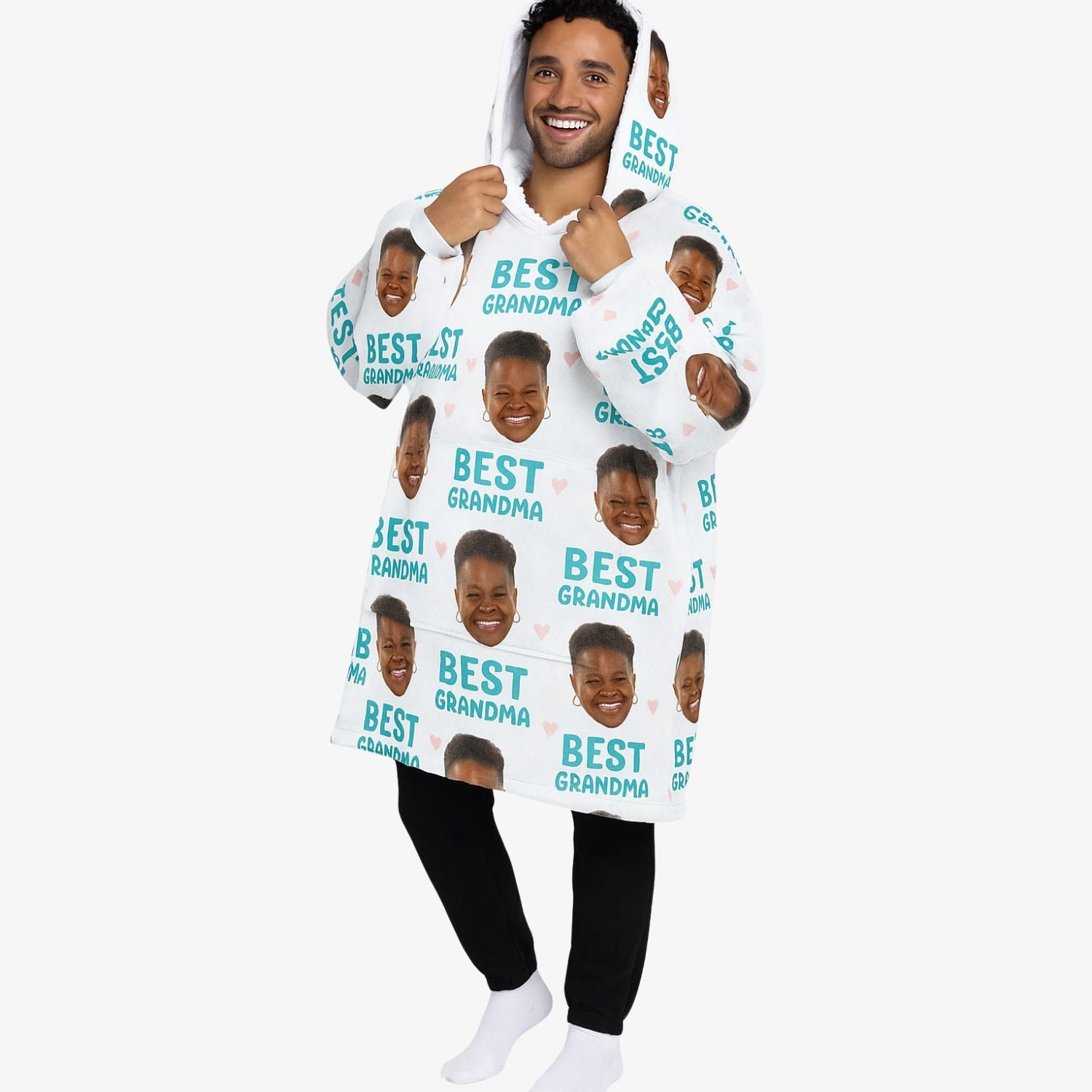 Best Grandma Hoodie Blanket