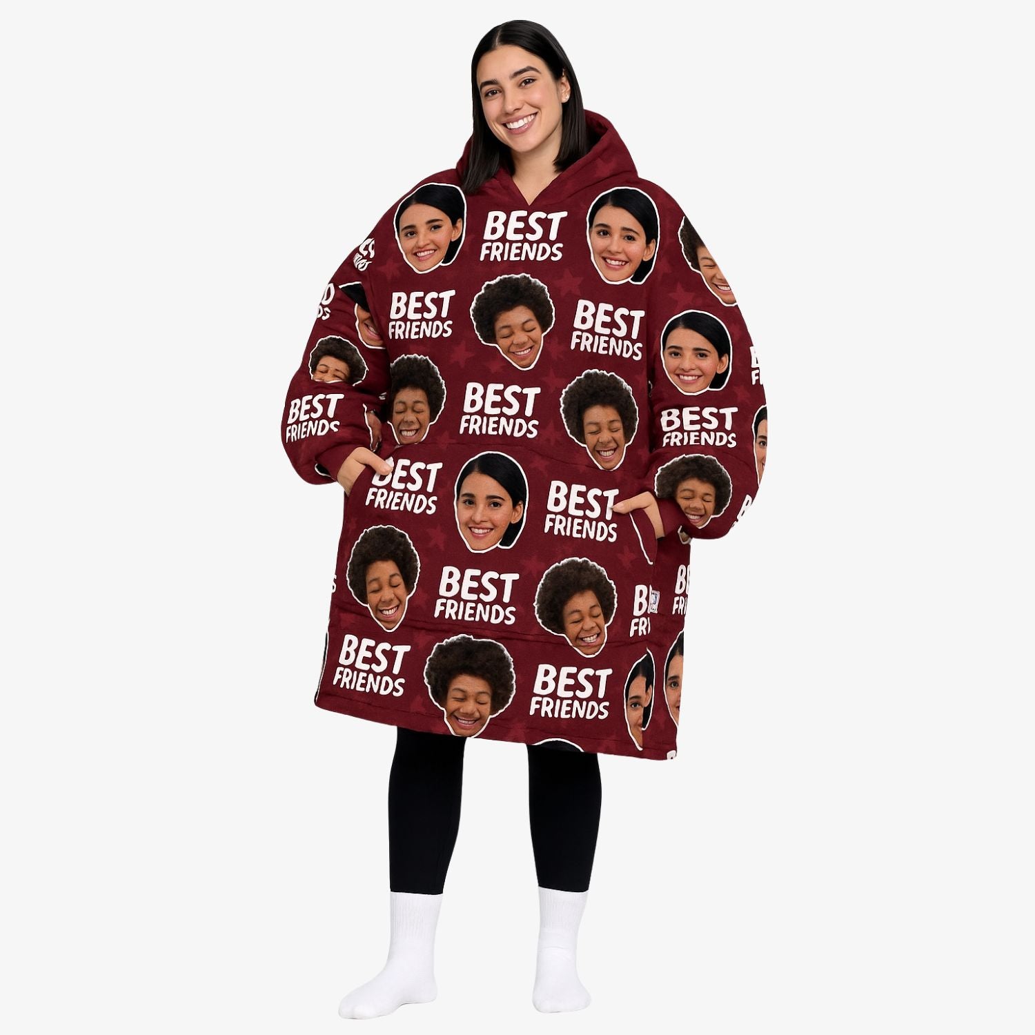Best Friends Chillzy Hoodie Blanket