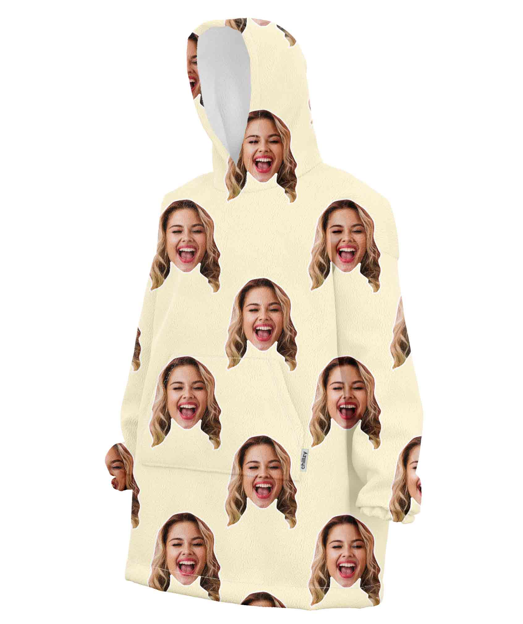 Your Face Chillzy Hoodie Blanket