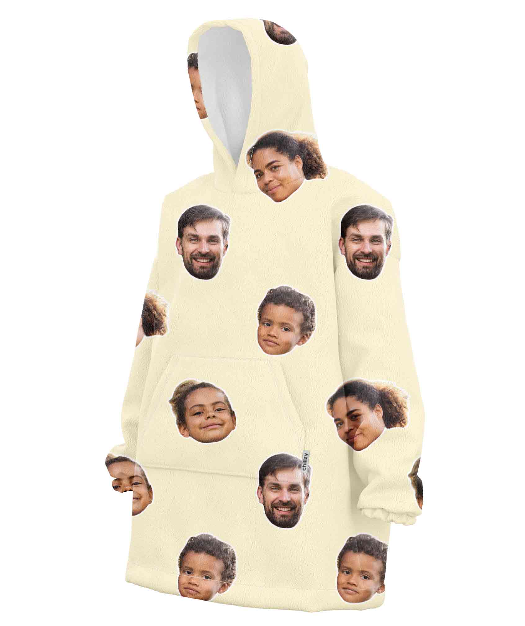 Family Face Chillzy Hoodie Blanket