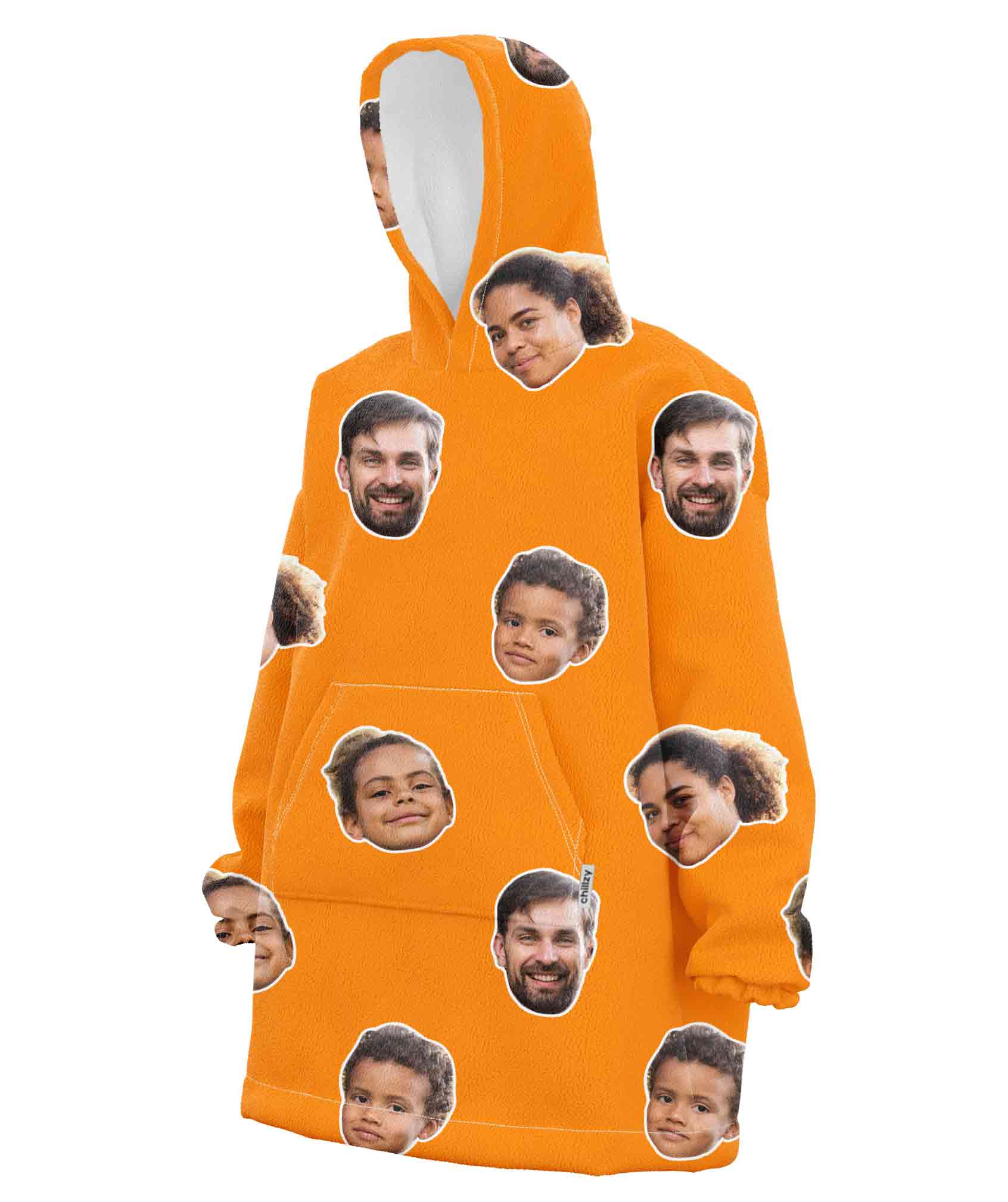 Family Face Chillzy Hoodie Blanket