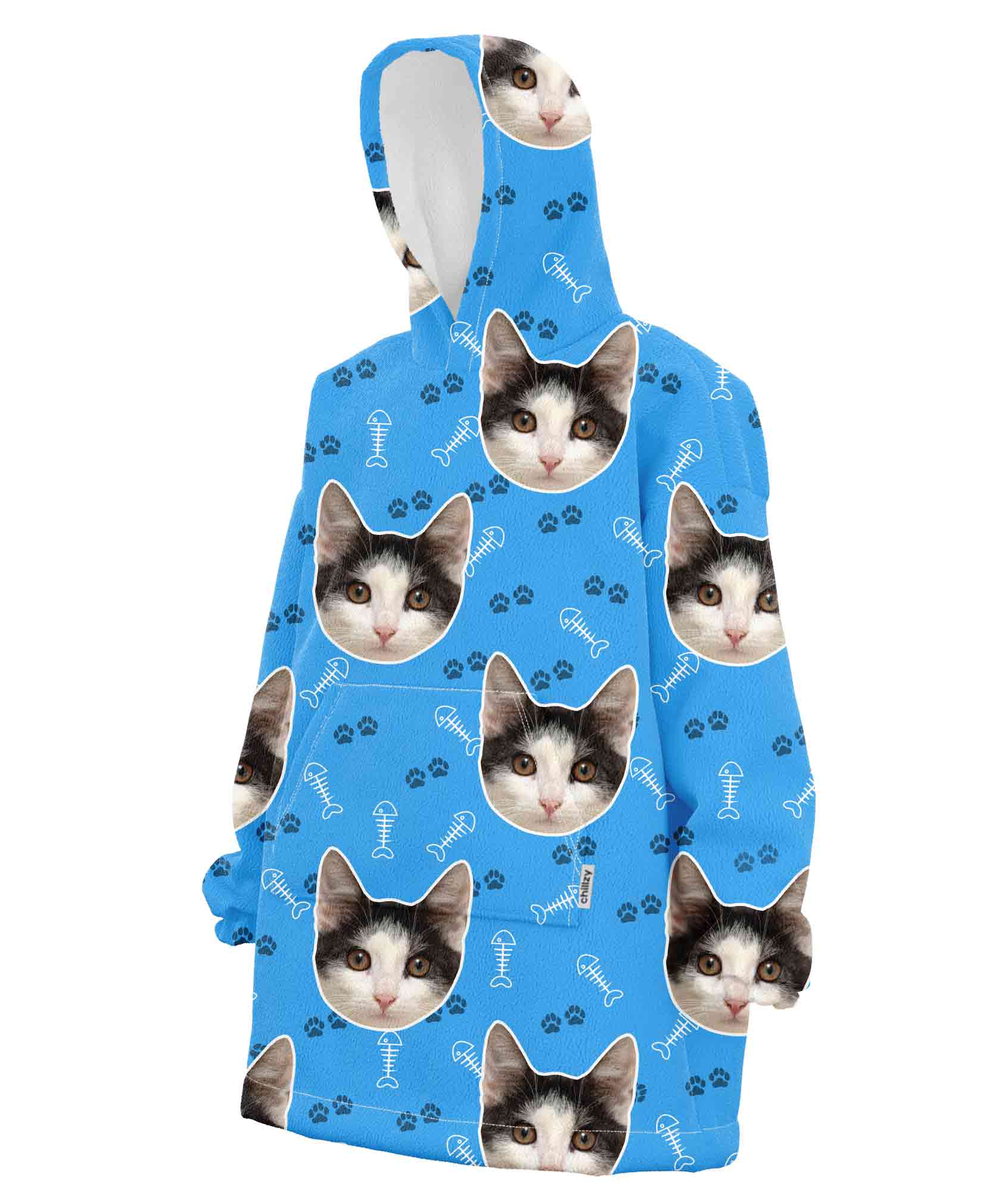 Your Cat Chillzy Hoodie Blanket