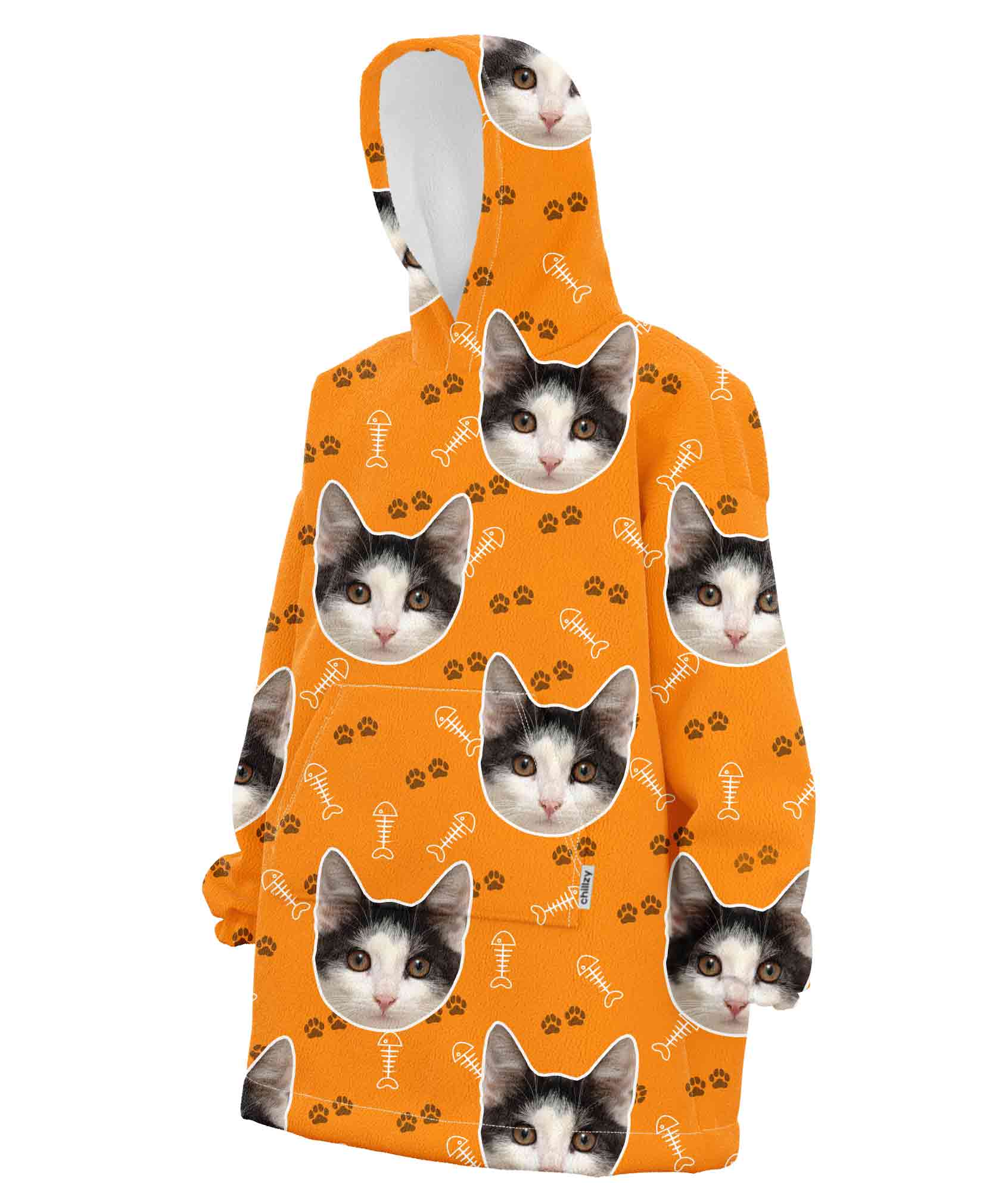 Your Cat Chillzy Hoodie Blanket