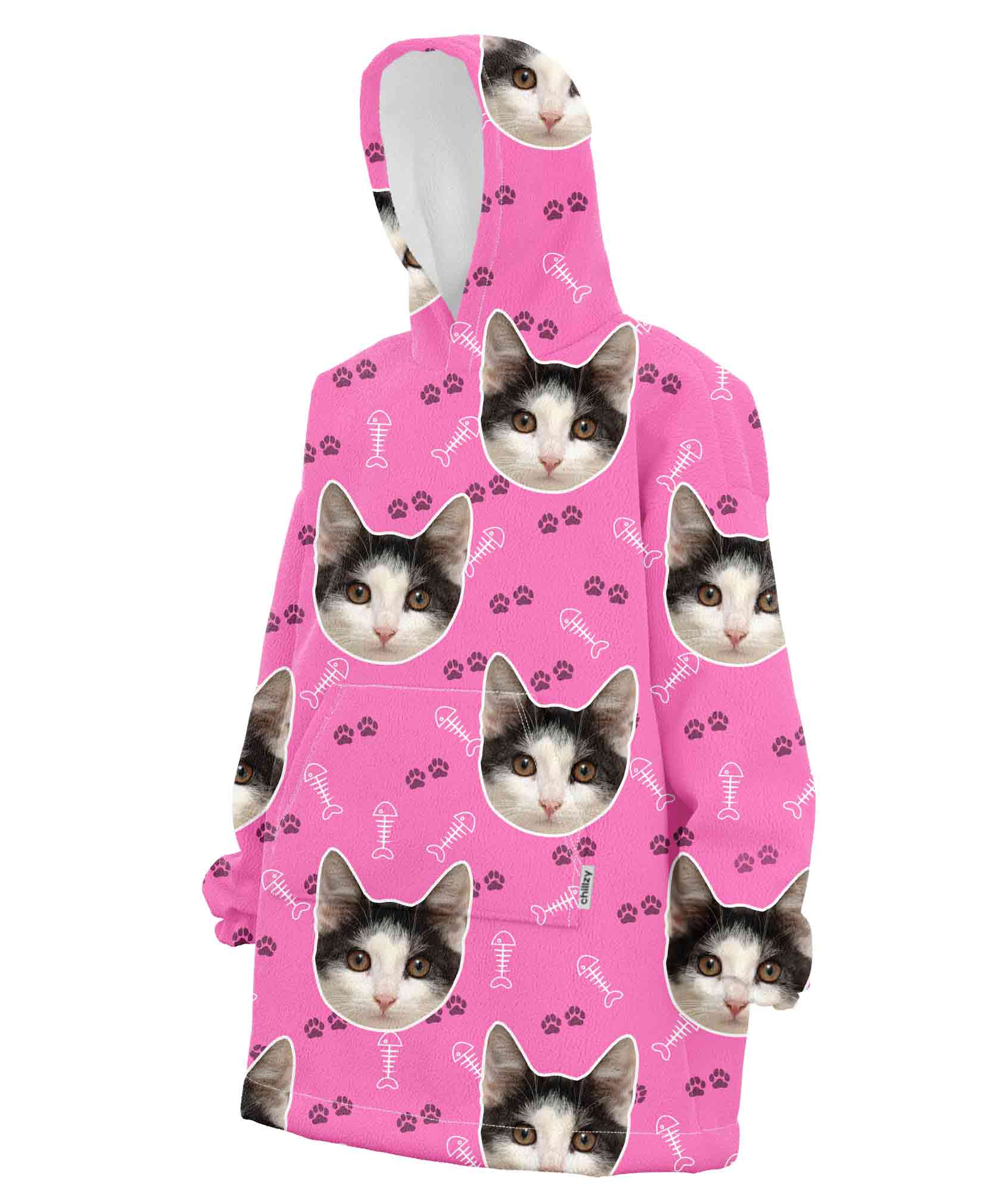 Your Cat Chillzy Hoodie Blanket