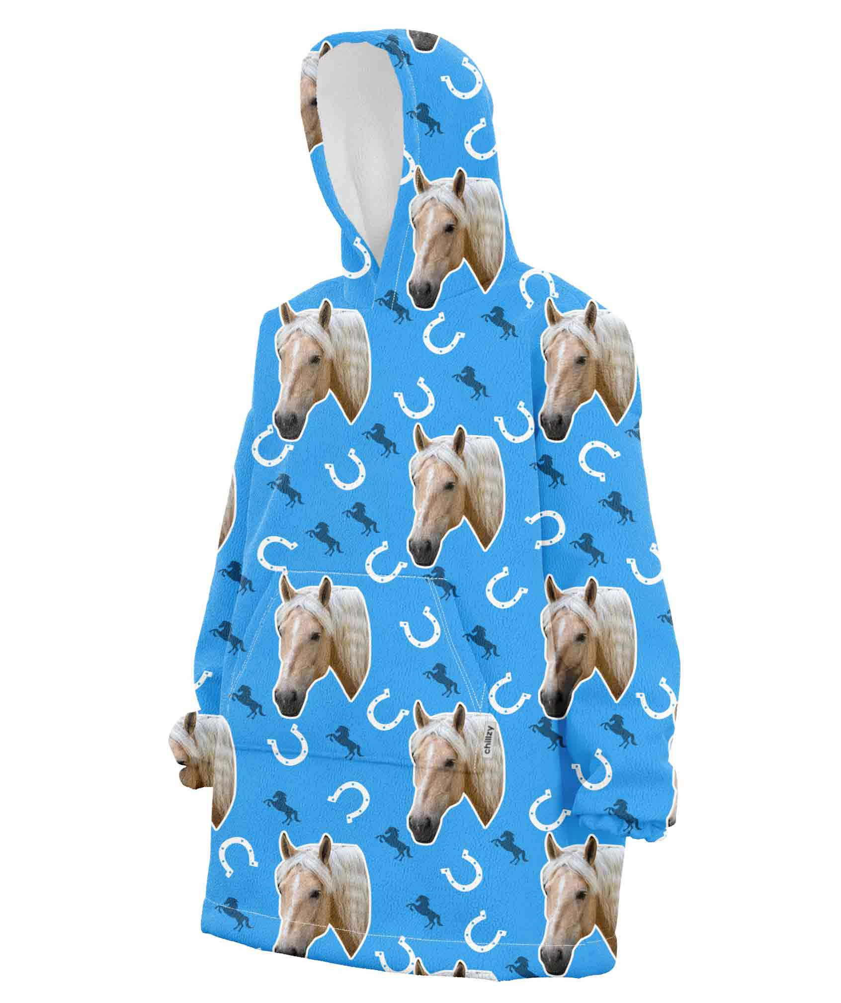 Your Horse Chillzy Hoodie Blanket