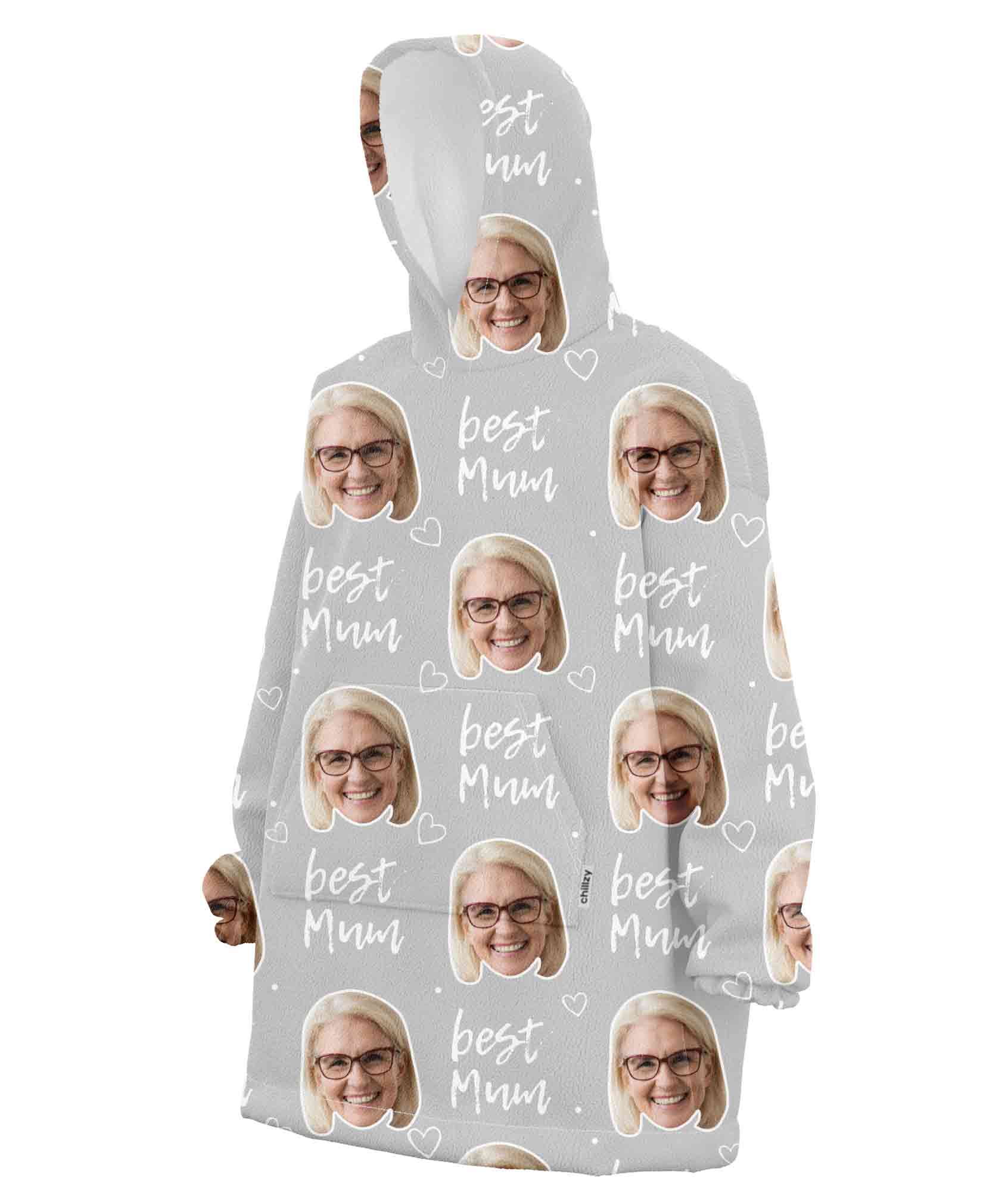 Best Mum Chillzy Hoodie Blanket