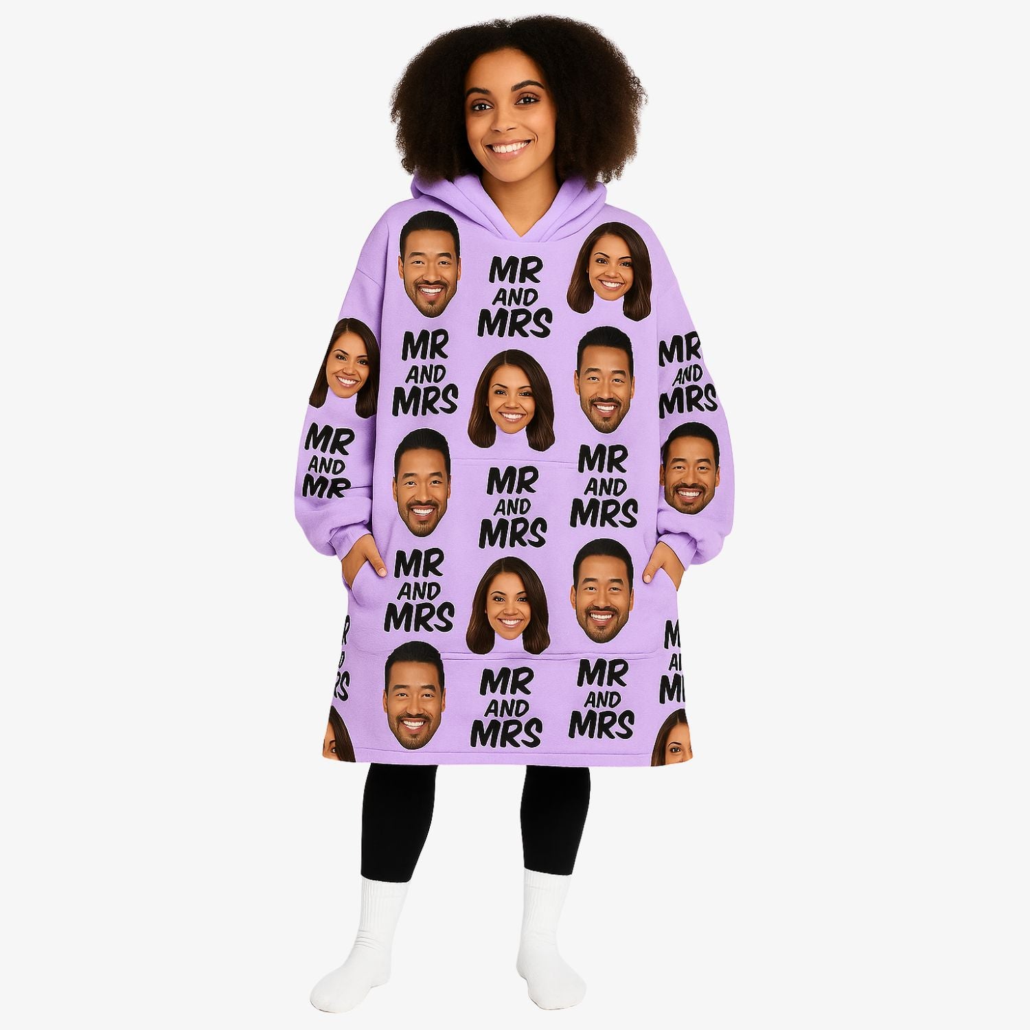 Mr & Mrs Chillzy Hoodie Blanket