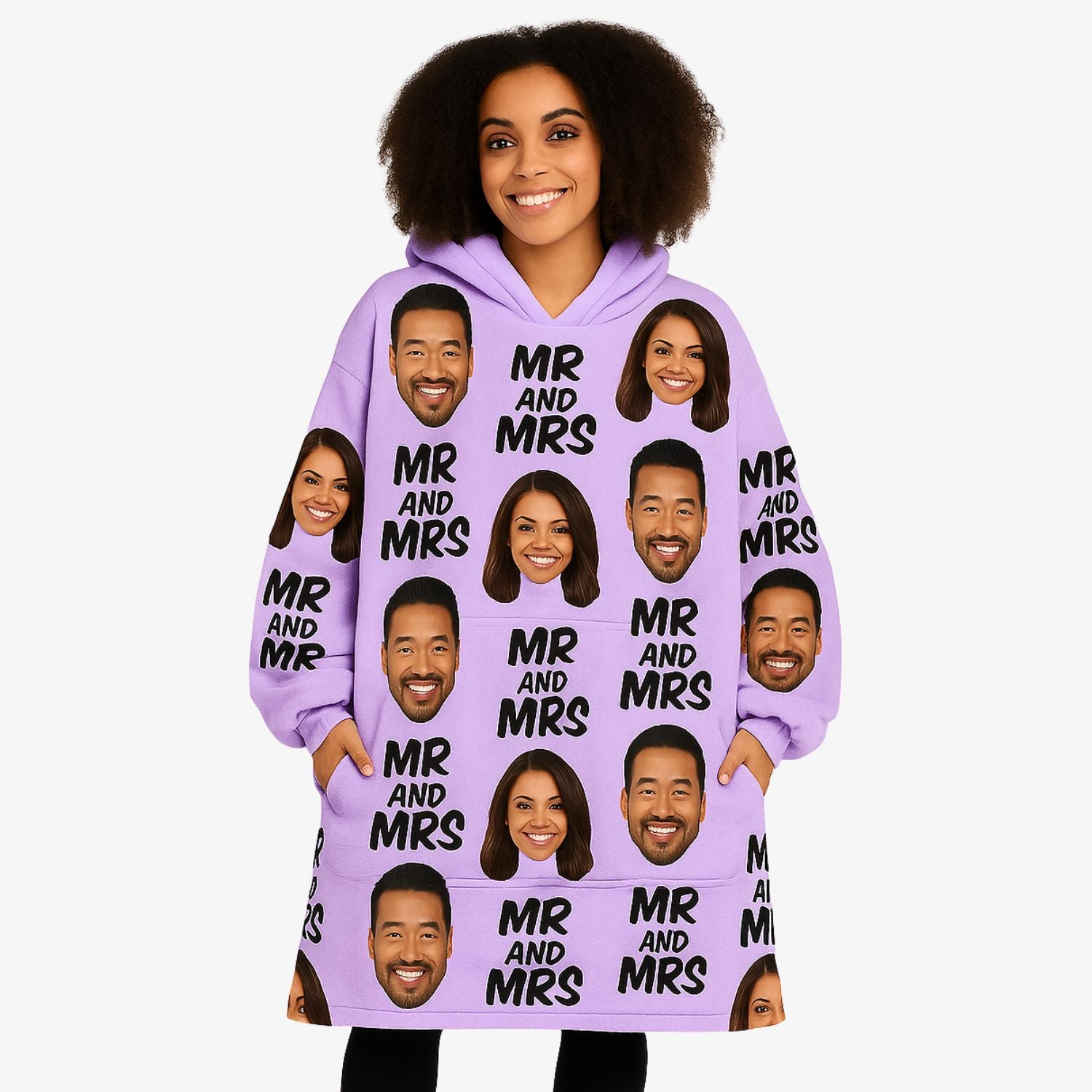 Mr & Mrs Chillzy Hoodie Blanket