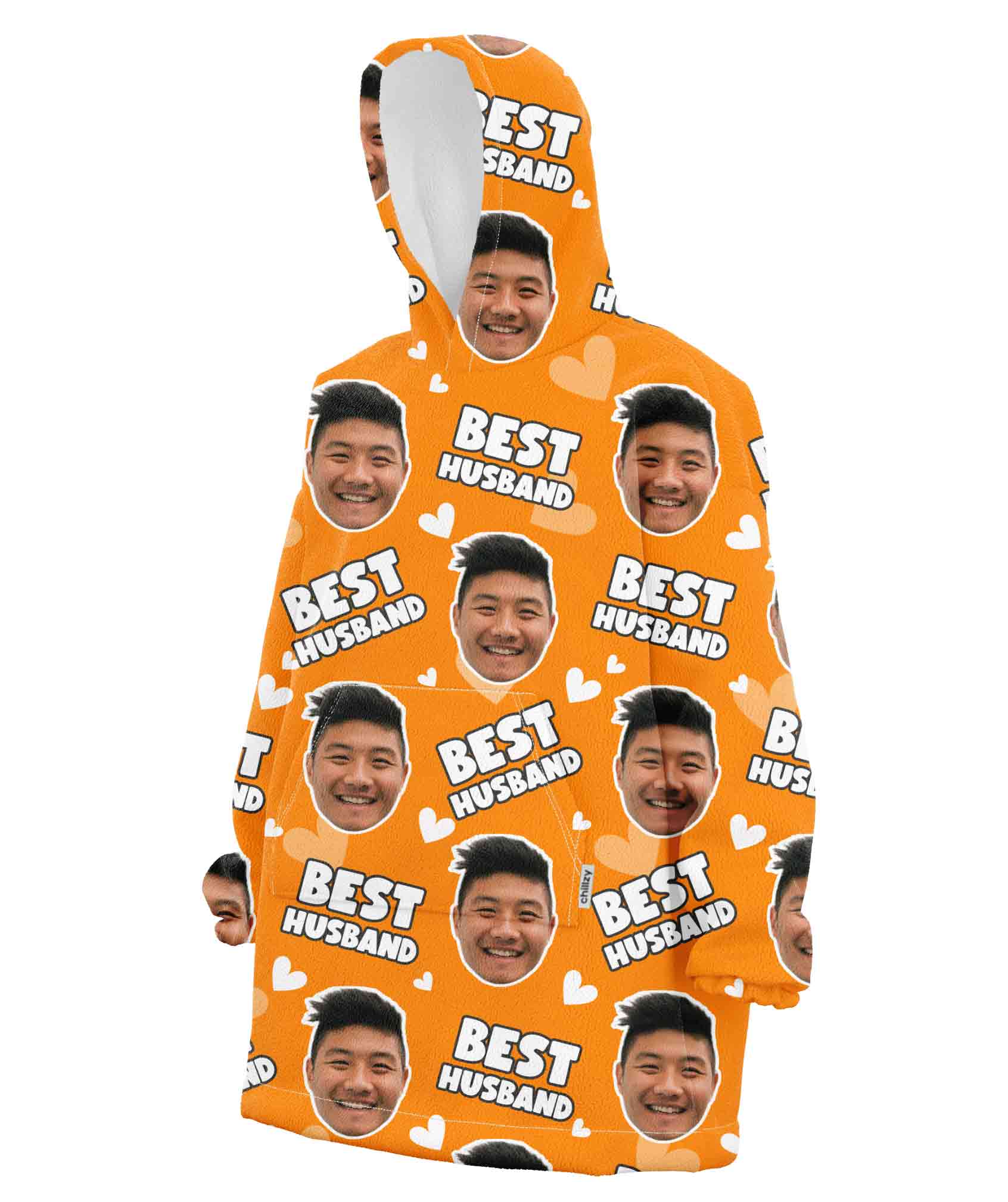 Best Husband Chillzy Hoodie Blanket