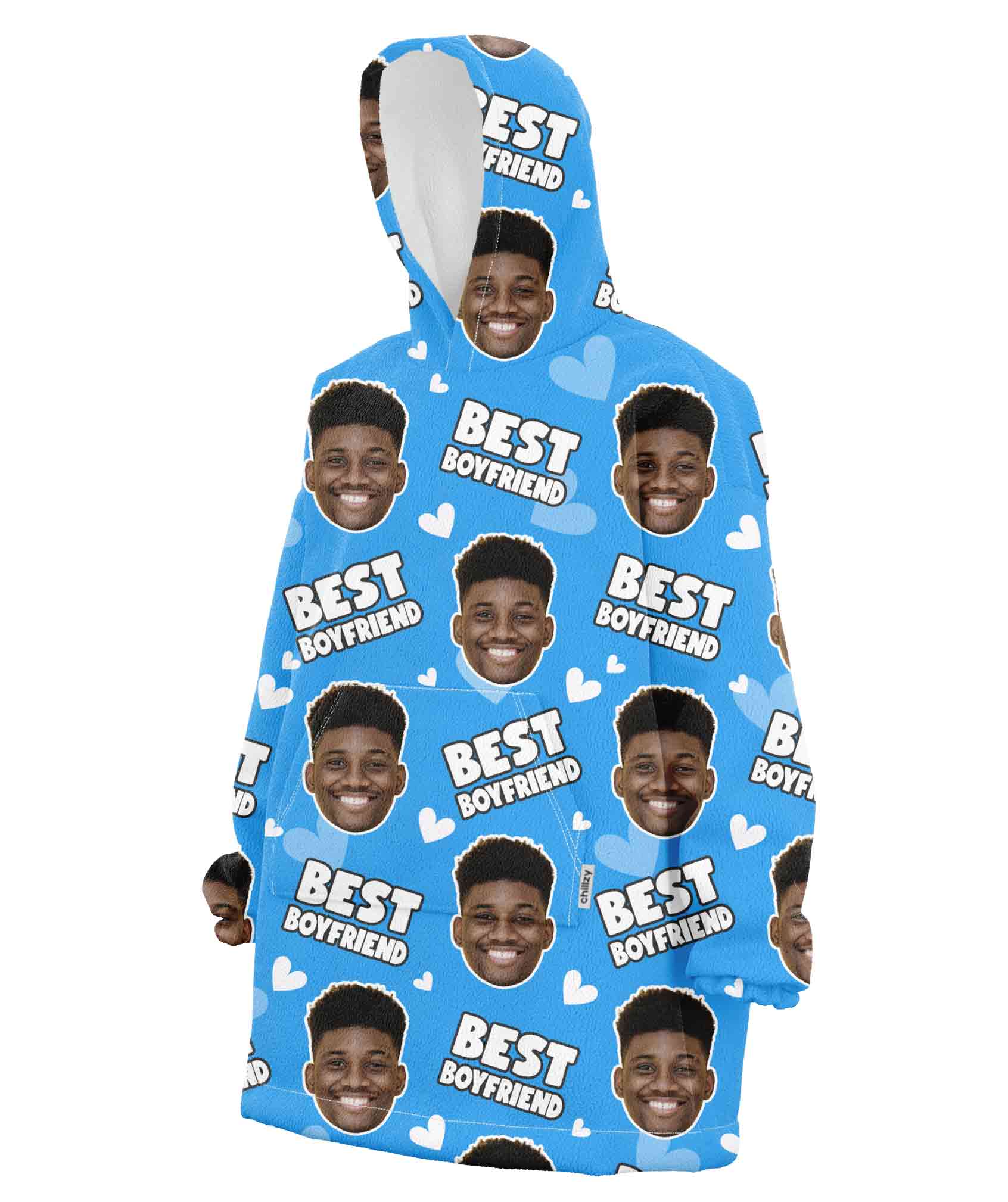 Best Boyfriend Chillzy Hoodie Blanket