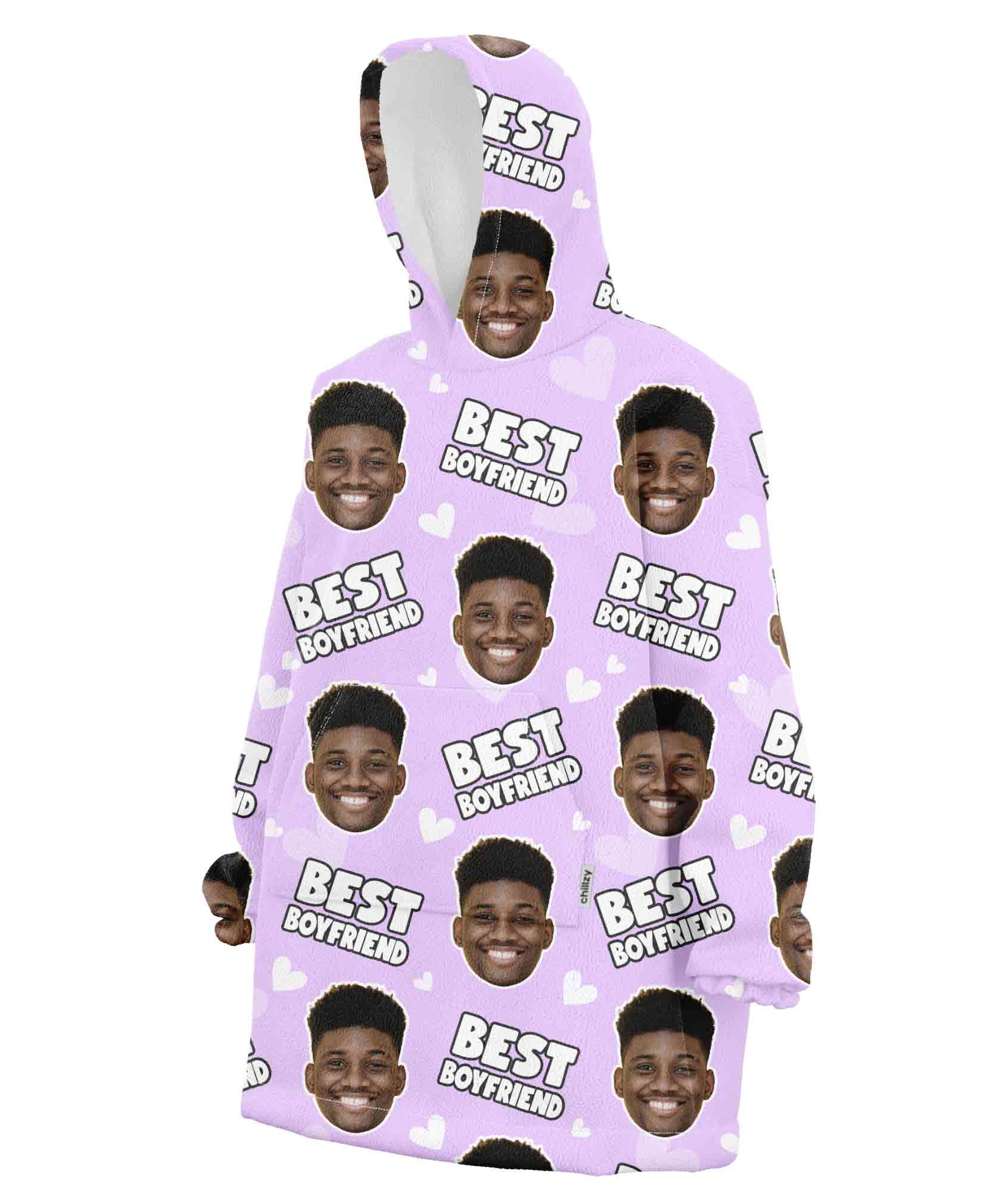 Best Boyfriend Chillzy Hoodie Blanket