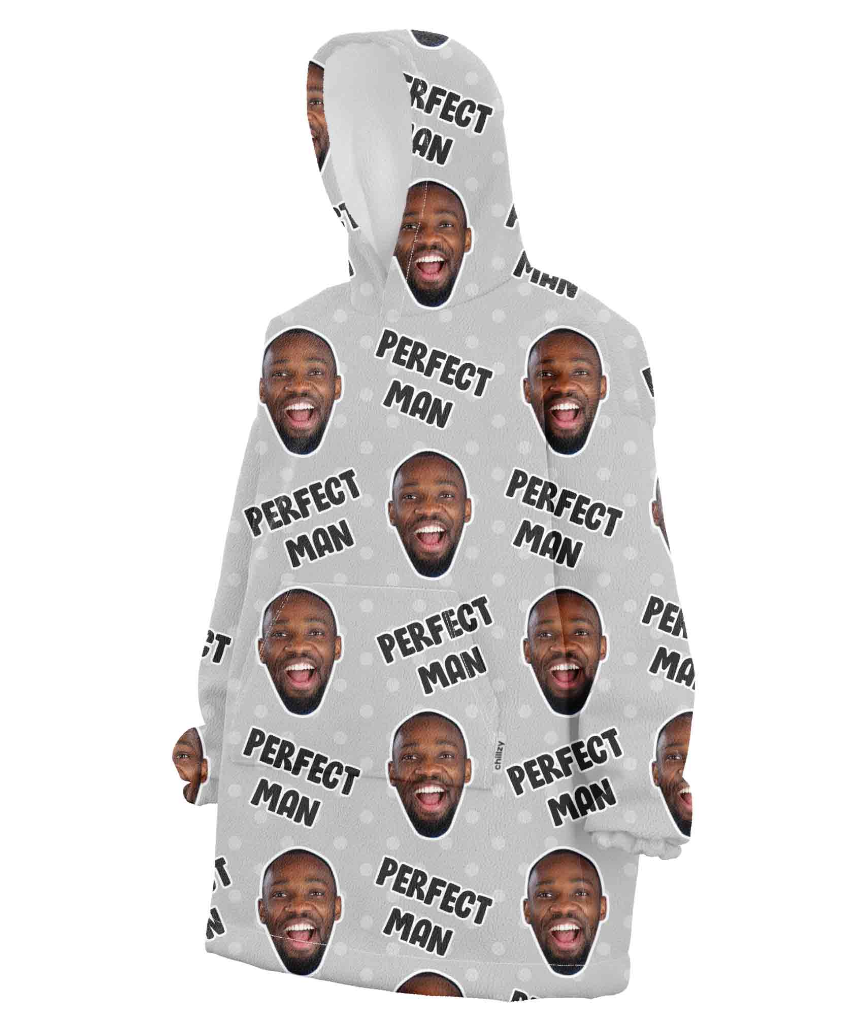 Perfect Man Chillzy Hoodie Blanket