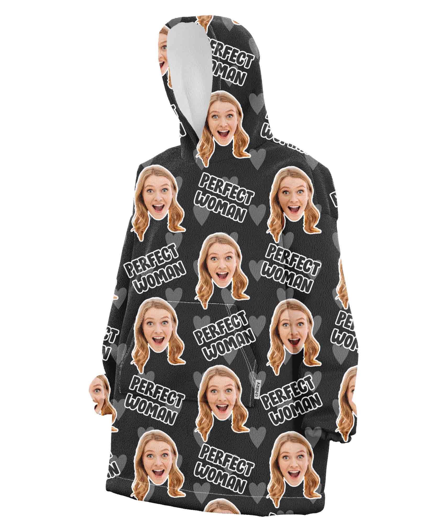Perfect Woman Chillzy Hoodie Blanket
