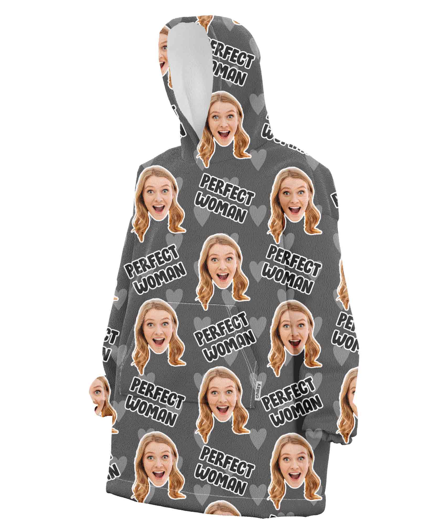 Perfect Woman Chillzy Hoodie Blanket