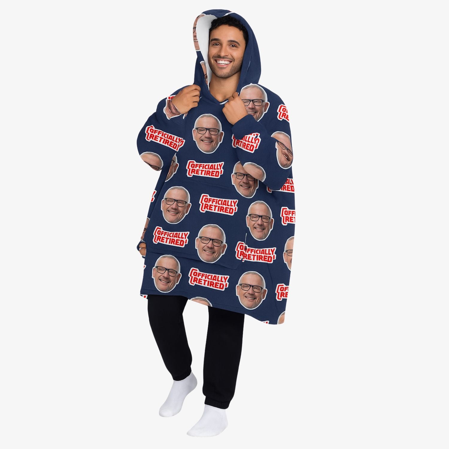 Officially Retired custom Hoodie Blanket
