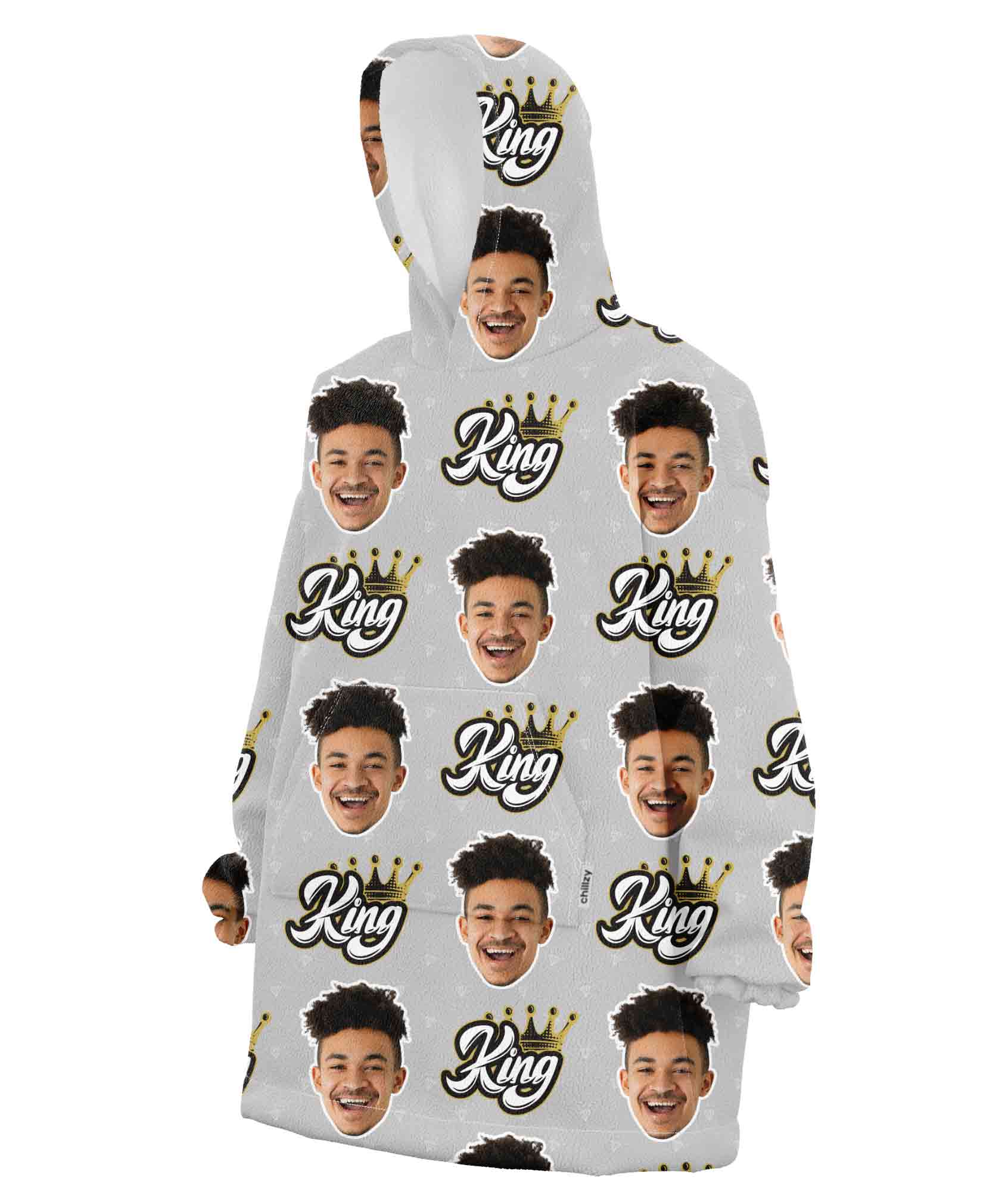The King Chillzy Hoodie Blanket