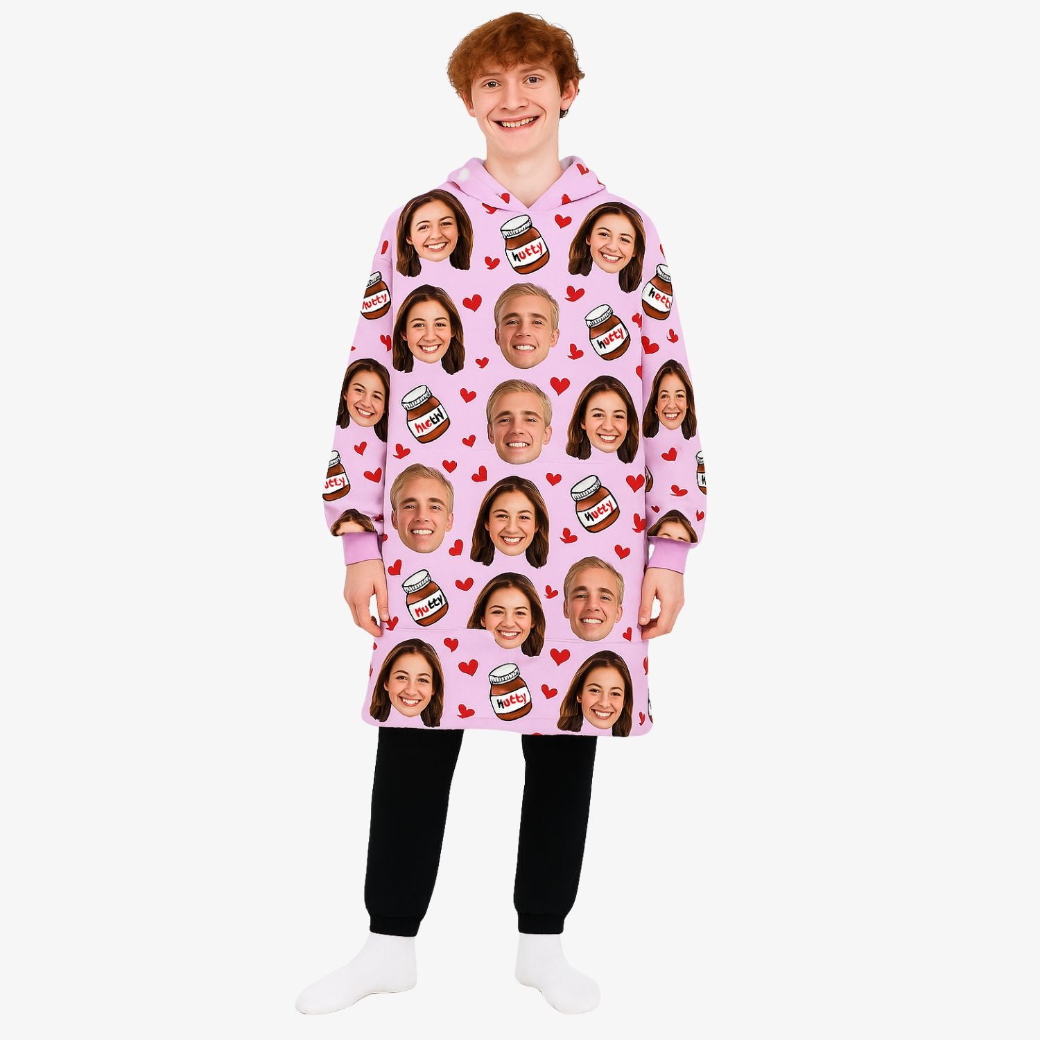 Nutty about You Chillzy Hoodie Blanket