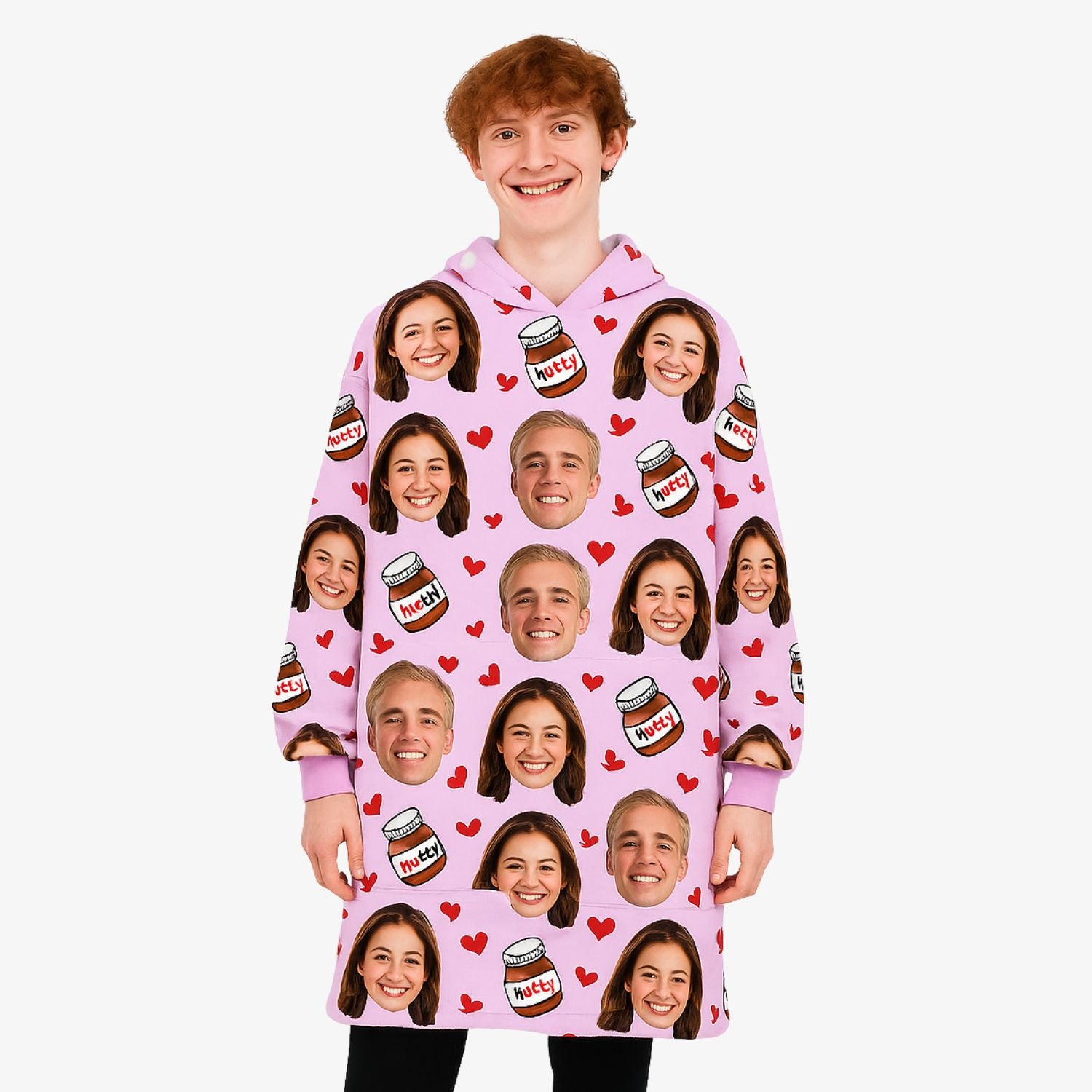 Nutty about You Chillzy Hoodie Blanket