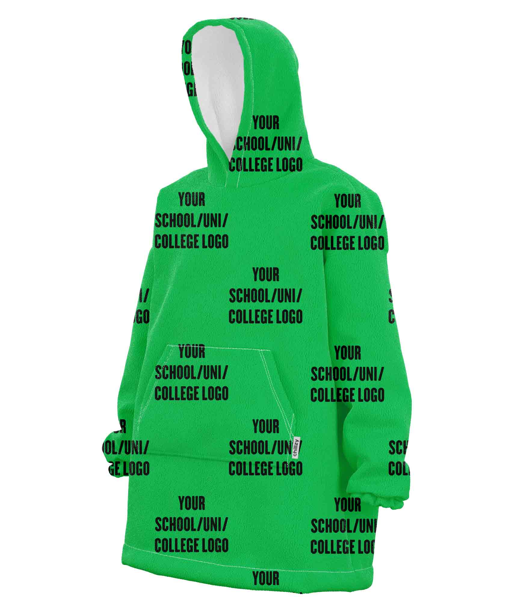 Your School, College or Uni Chillzy Hoodie Blanket