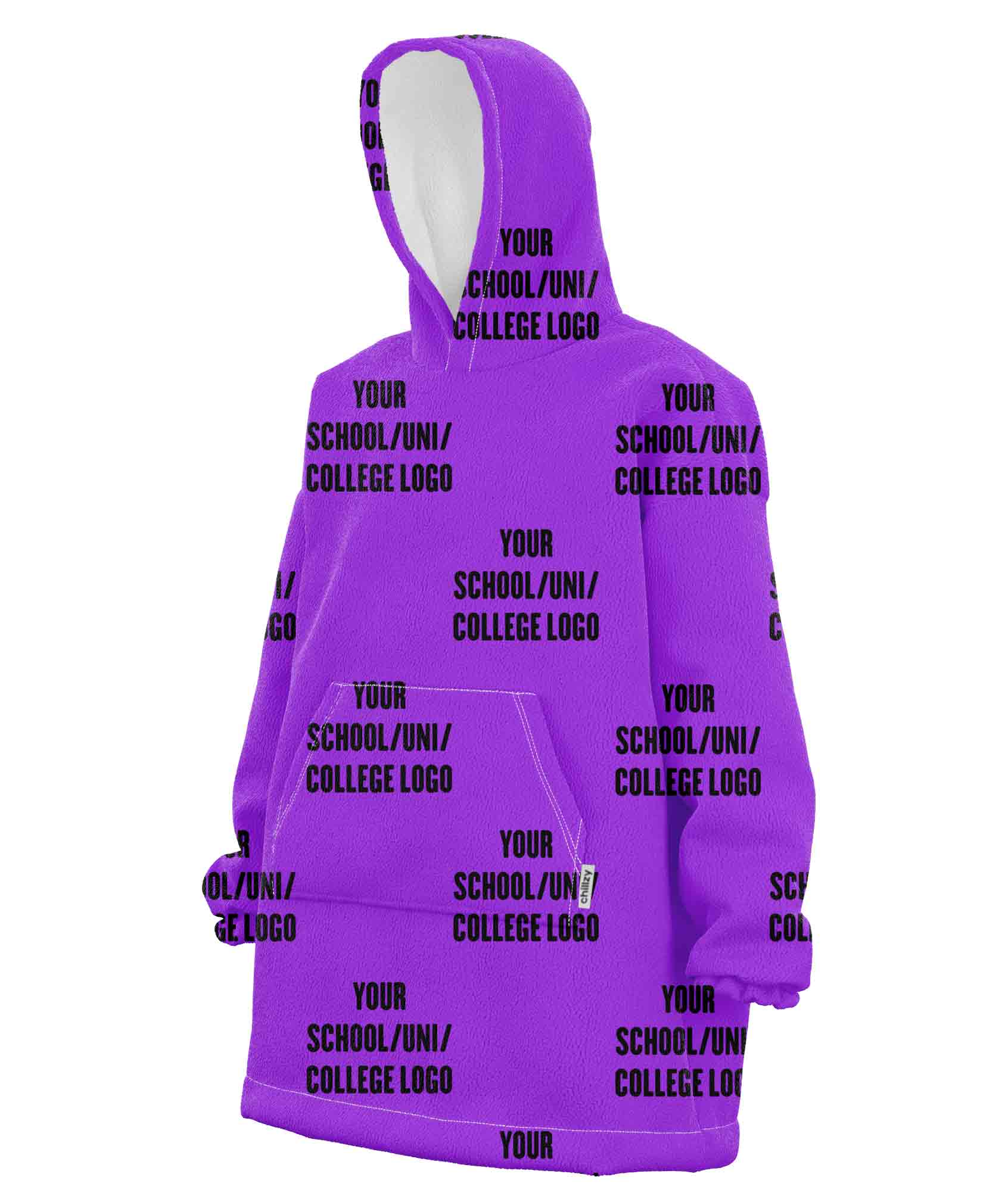Your School, College or Uni Chillzy Hoodie Blanket