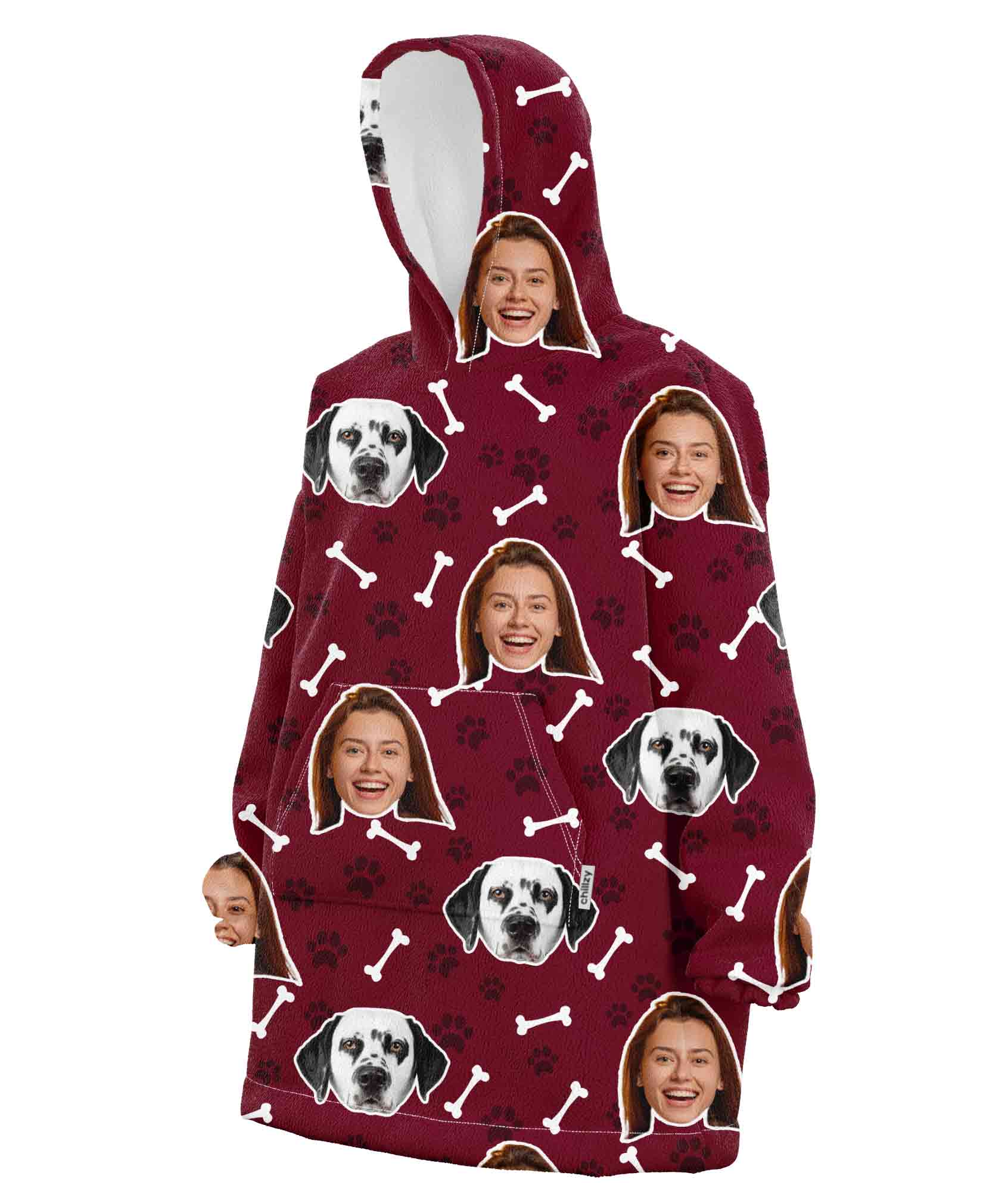 Dog & Owner Hoodie Blanket