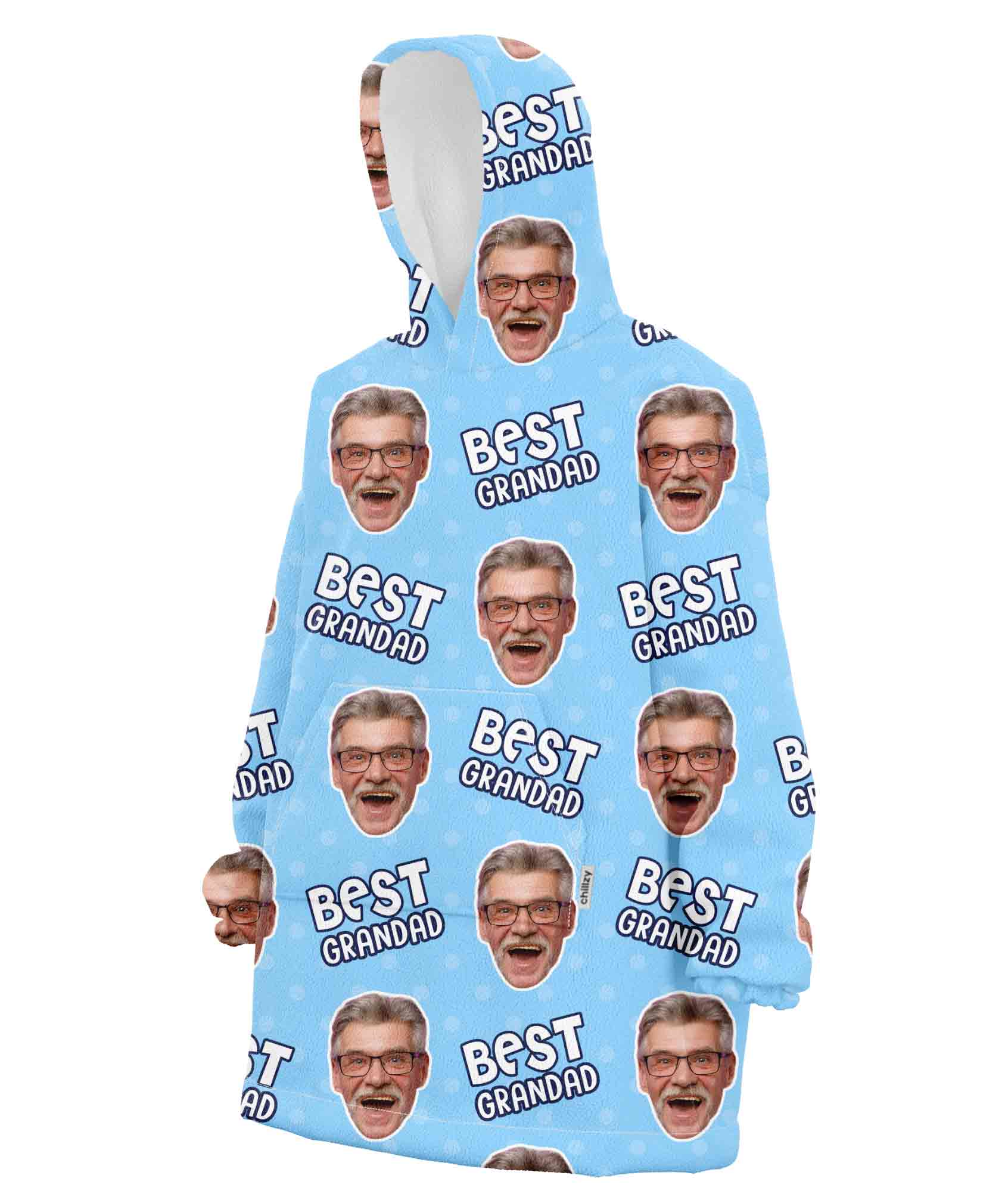 Best Grandad Hoodie Blanket