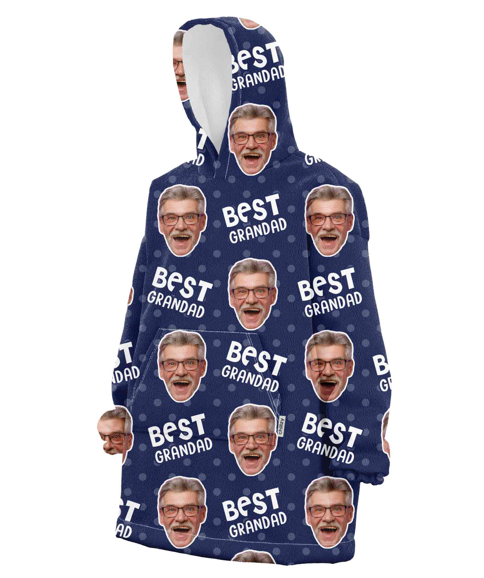 Best Grandad Hoodie Blanket