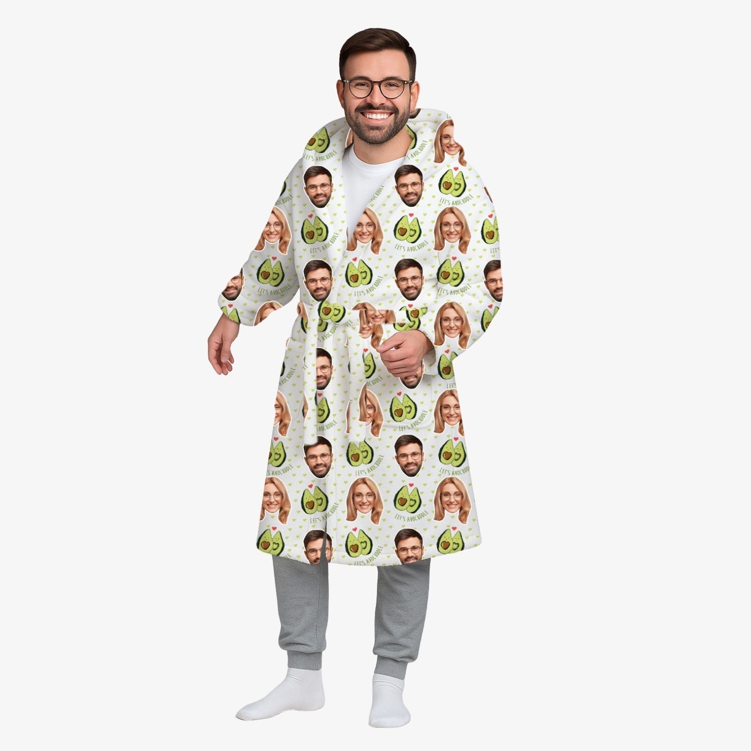Let’s Avocuddle Personalised Dressing Gown