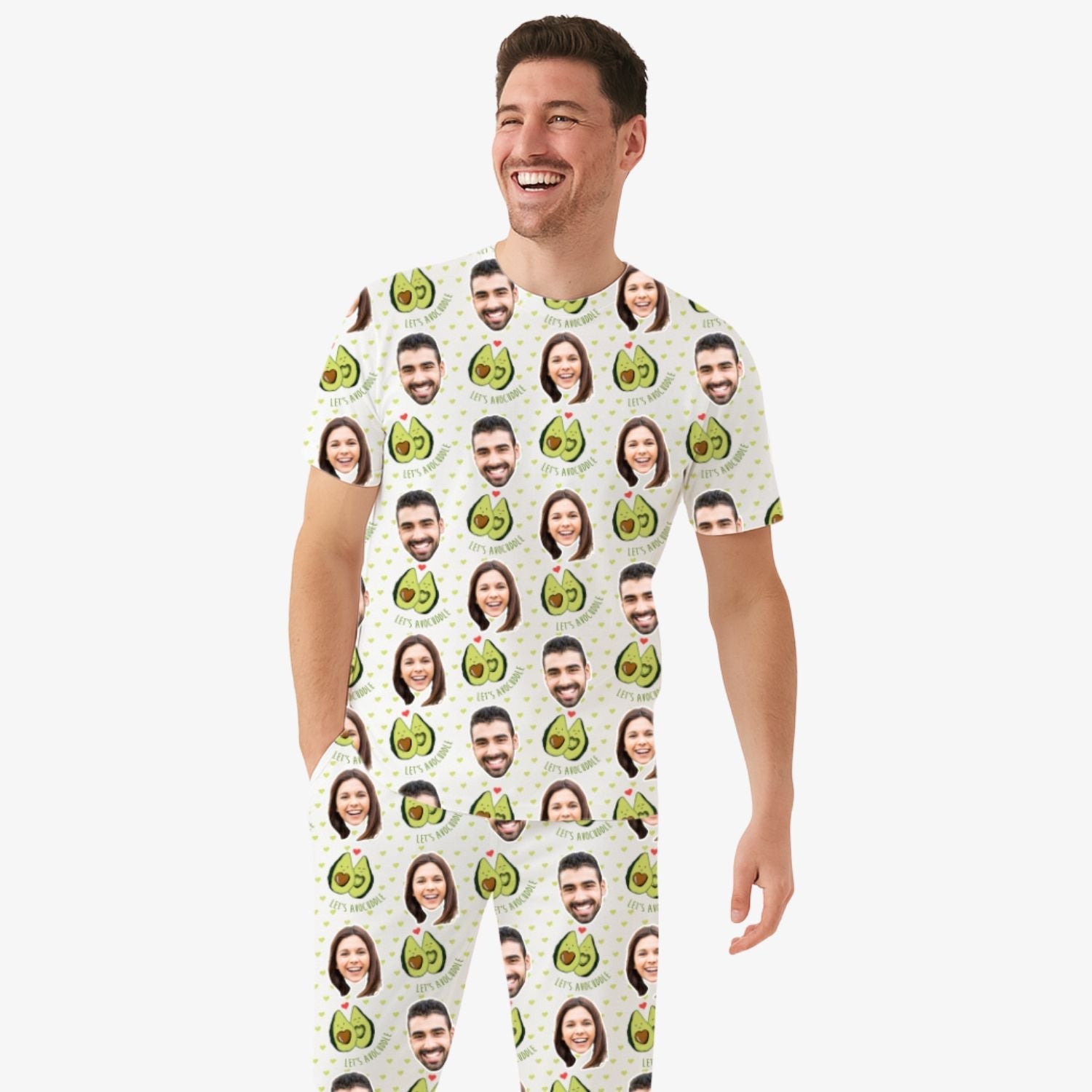 Men's Let's Avocuddle Pyjamas - Trouser Set