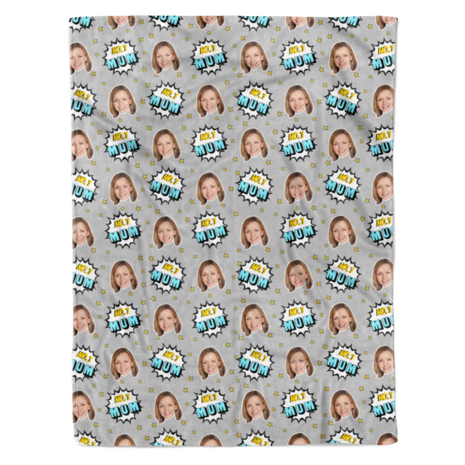 Number 1 Mum Personalised Blanket