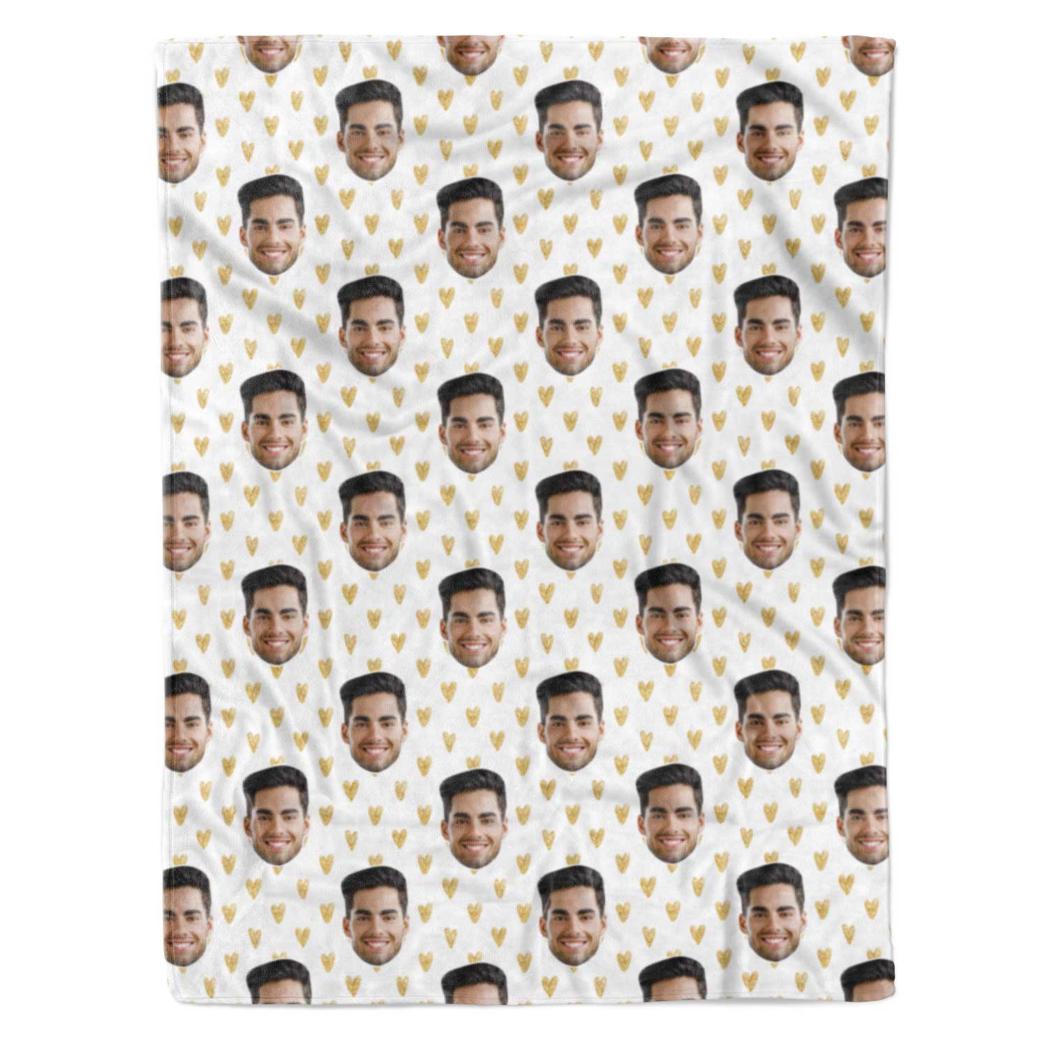 Hearts Personalised Blanket