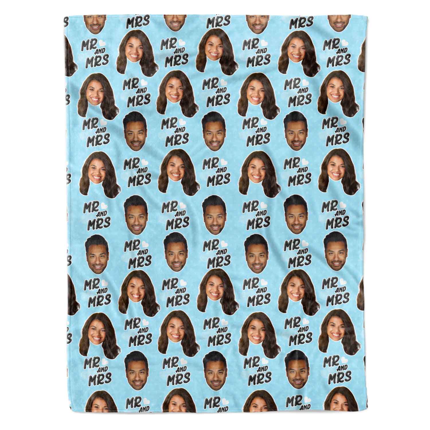 Mr & Mrs Personalised Blanket