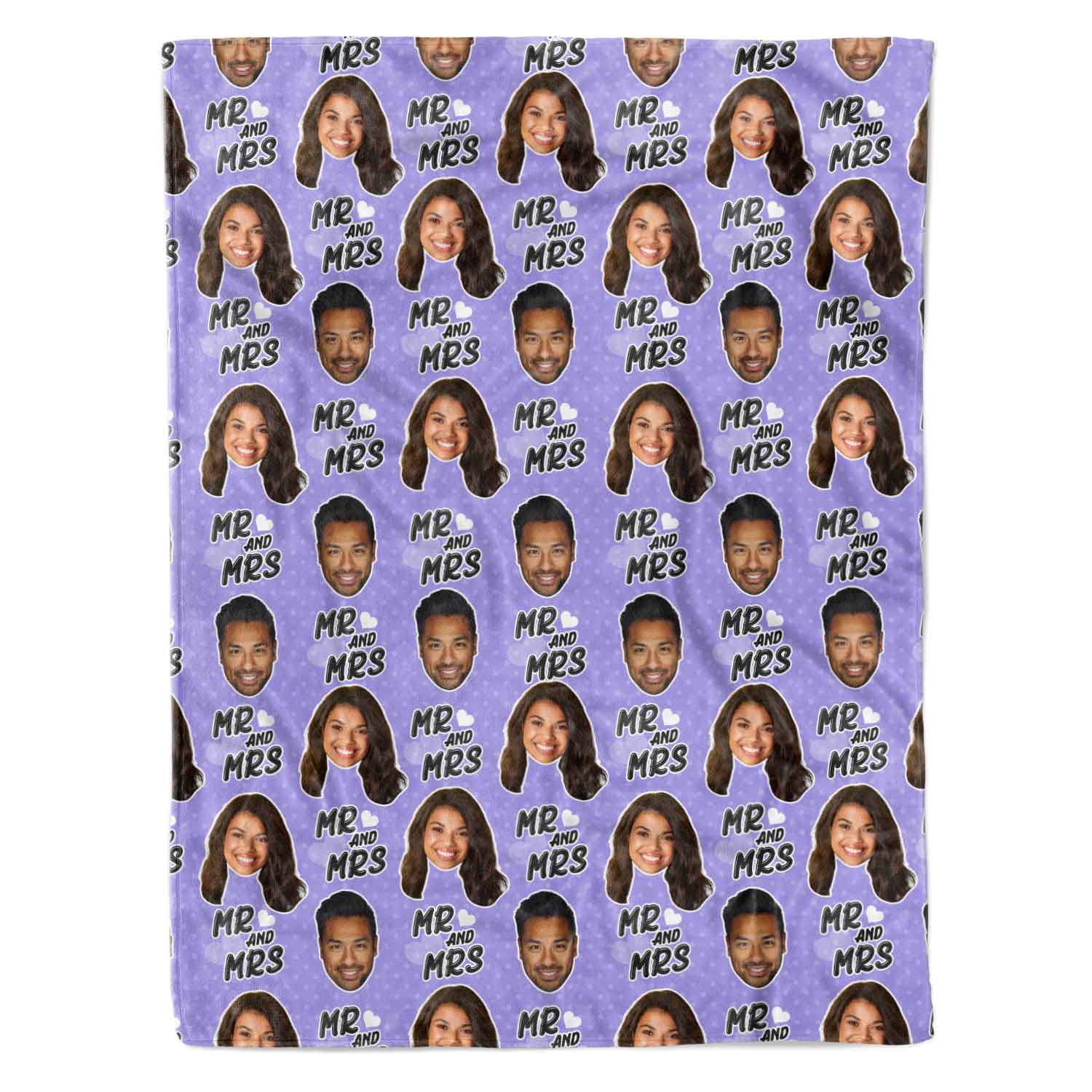 Mr & Mrs Personalised Blanket