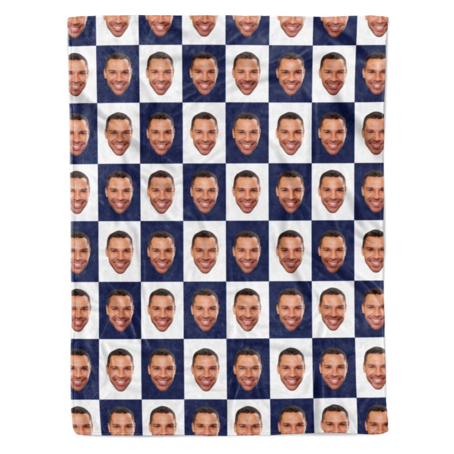Chequered Personalised Blanket