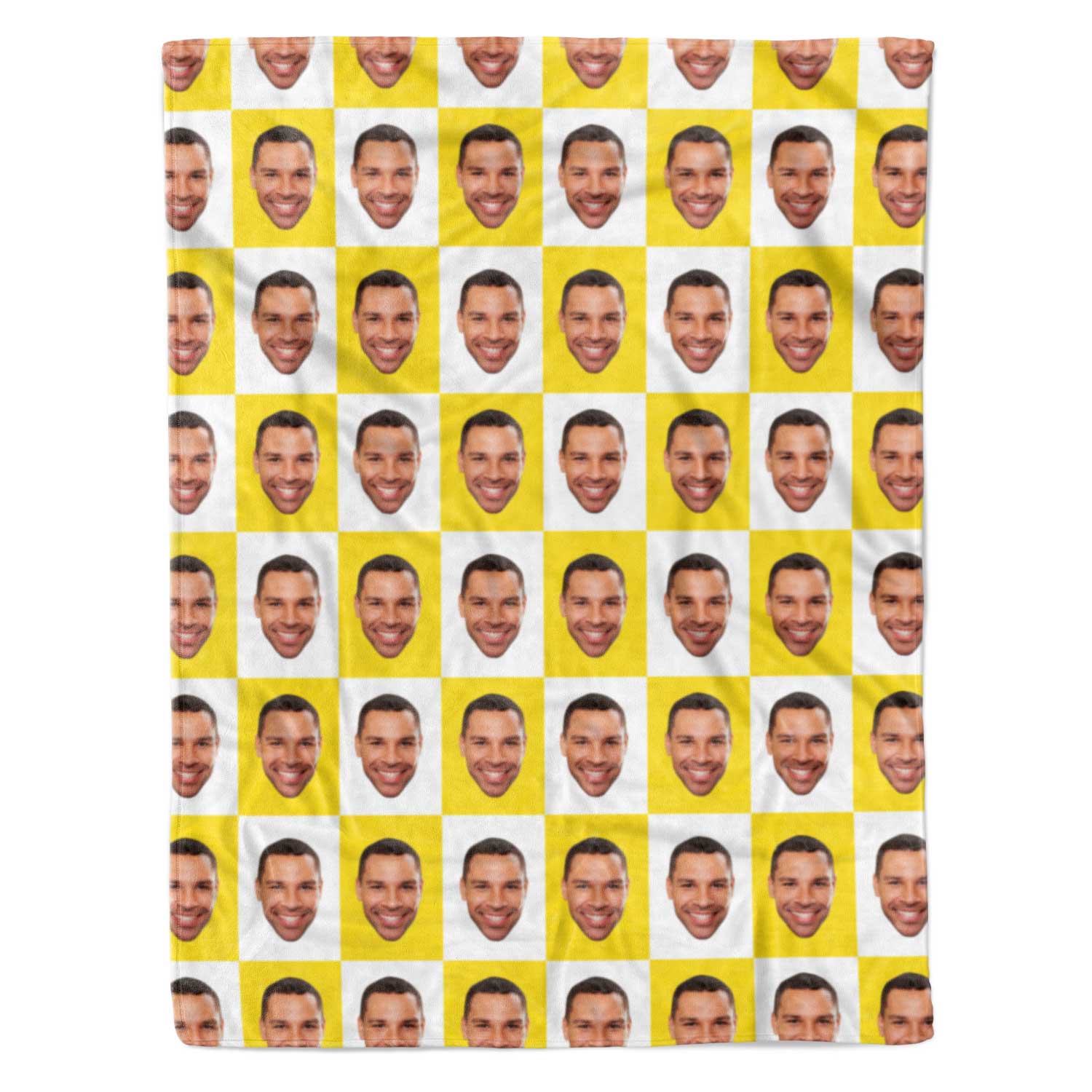 Chequered Personalised Blanket
