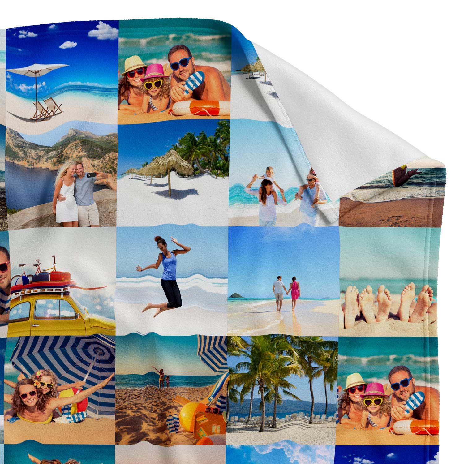 All Over Photo Collage Personalised Blanket